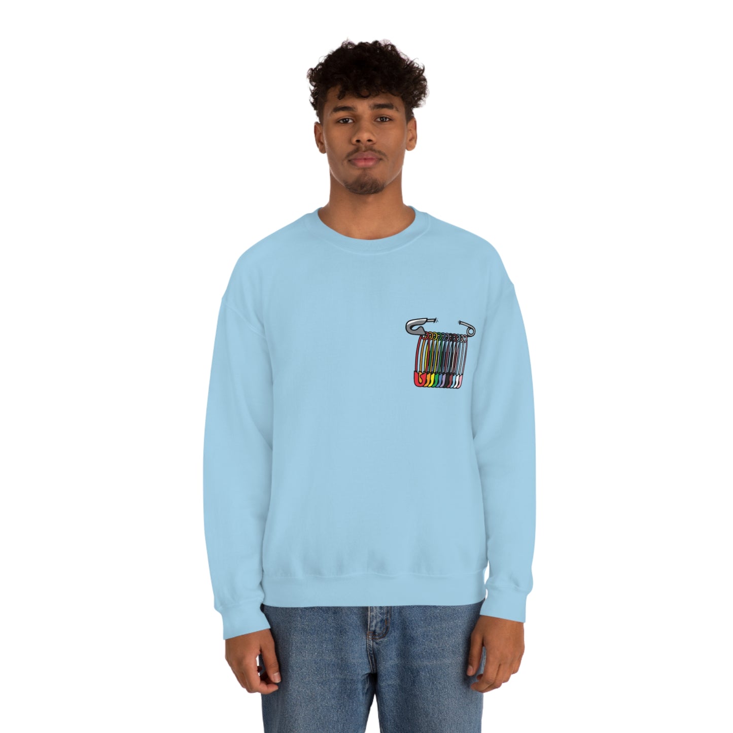 SAFEty Pin Crewneck Sweatshirt