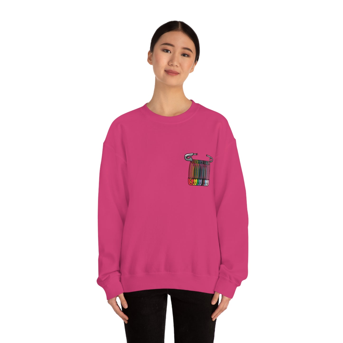 SAFEty Pin Crewneck Sweatshirt
