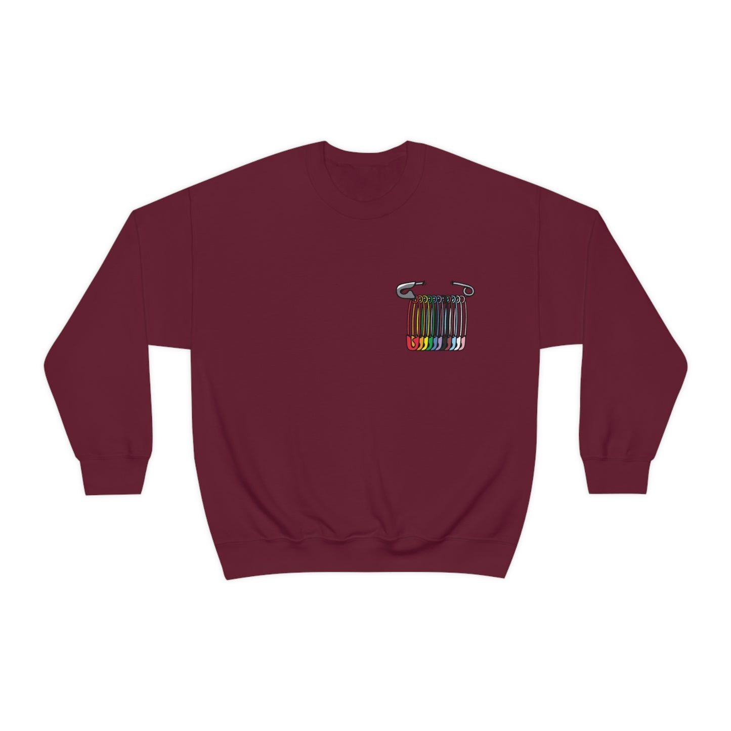 SAFEty Pin Crewneck Sweatshirt