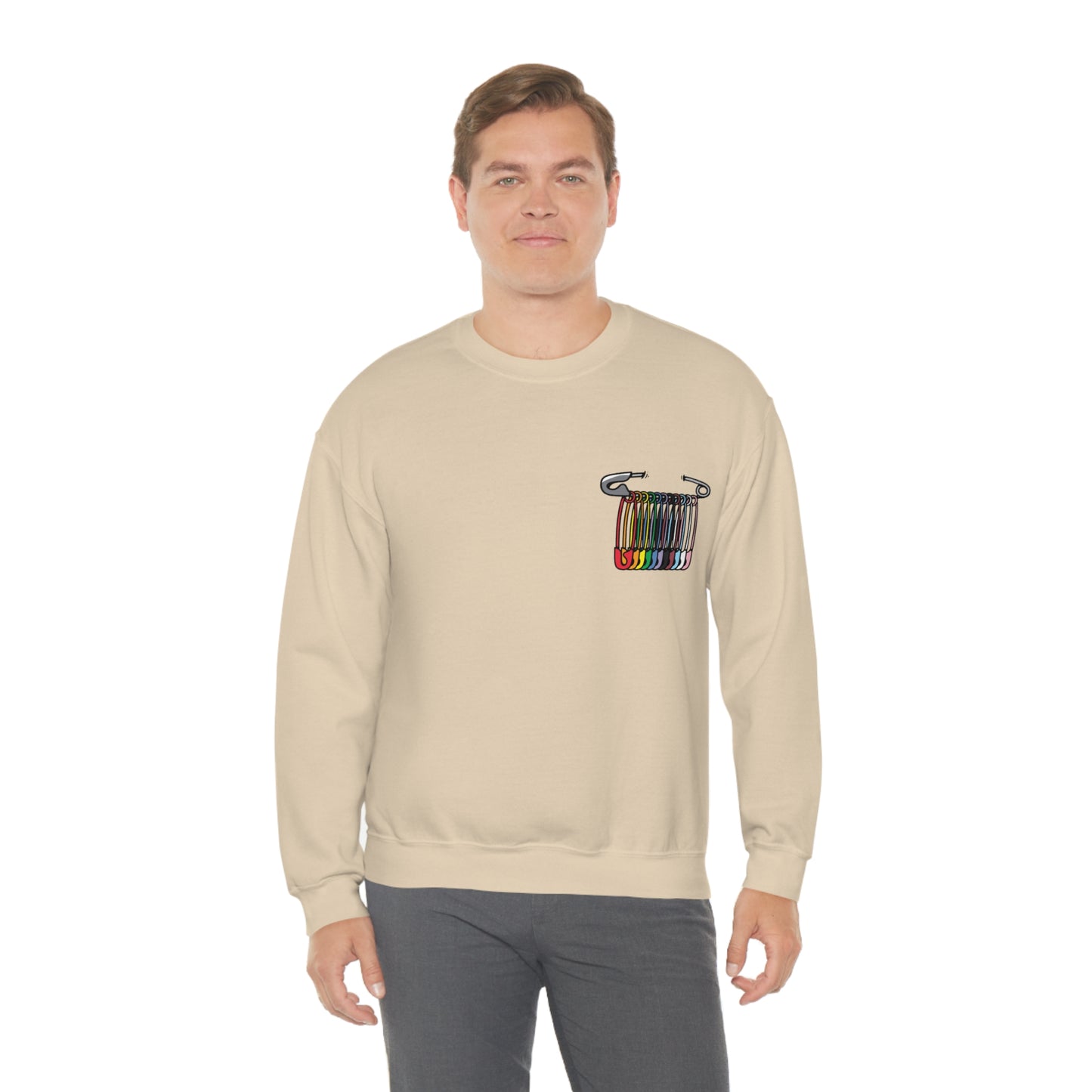 SAFEty Pin Crewneck Sweatshirt