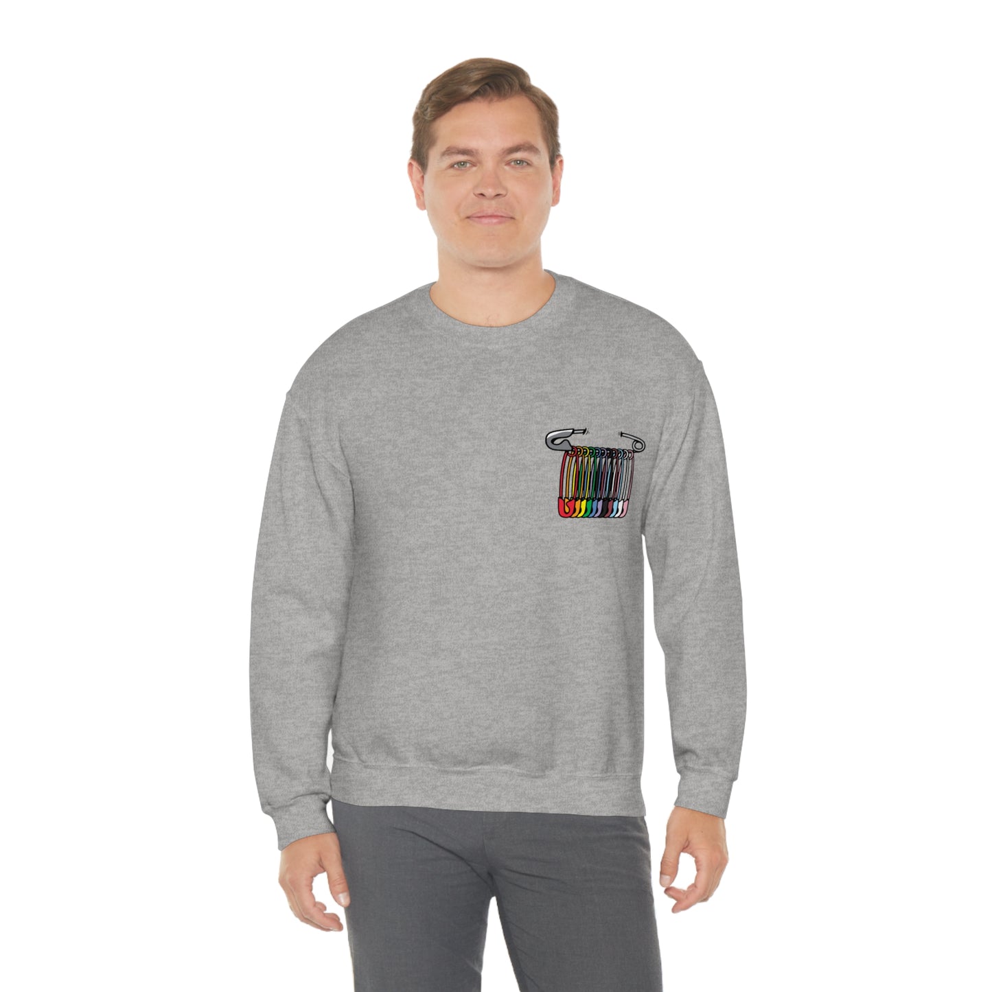 SAFEty Pin Crewneck Sweatshirt