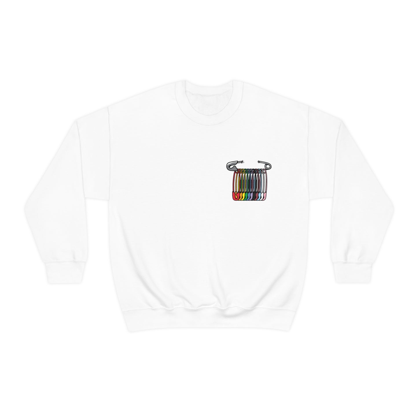 SAFEty Pin Crewneck Sweatshirt