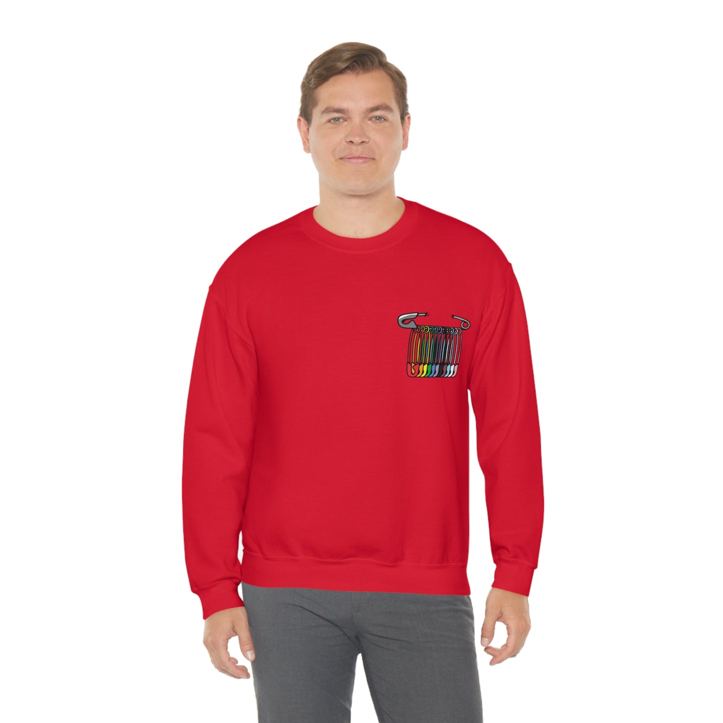SAFEty Pin Crewneck Sweatshirt