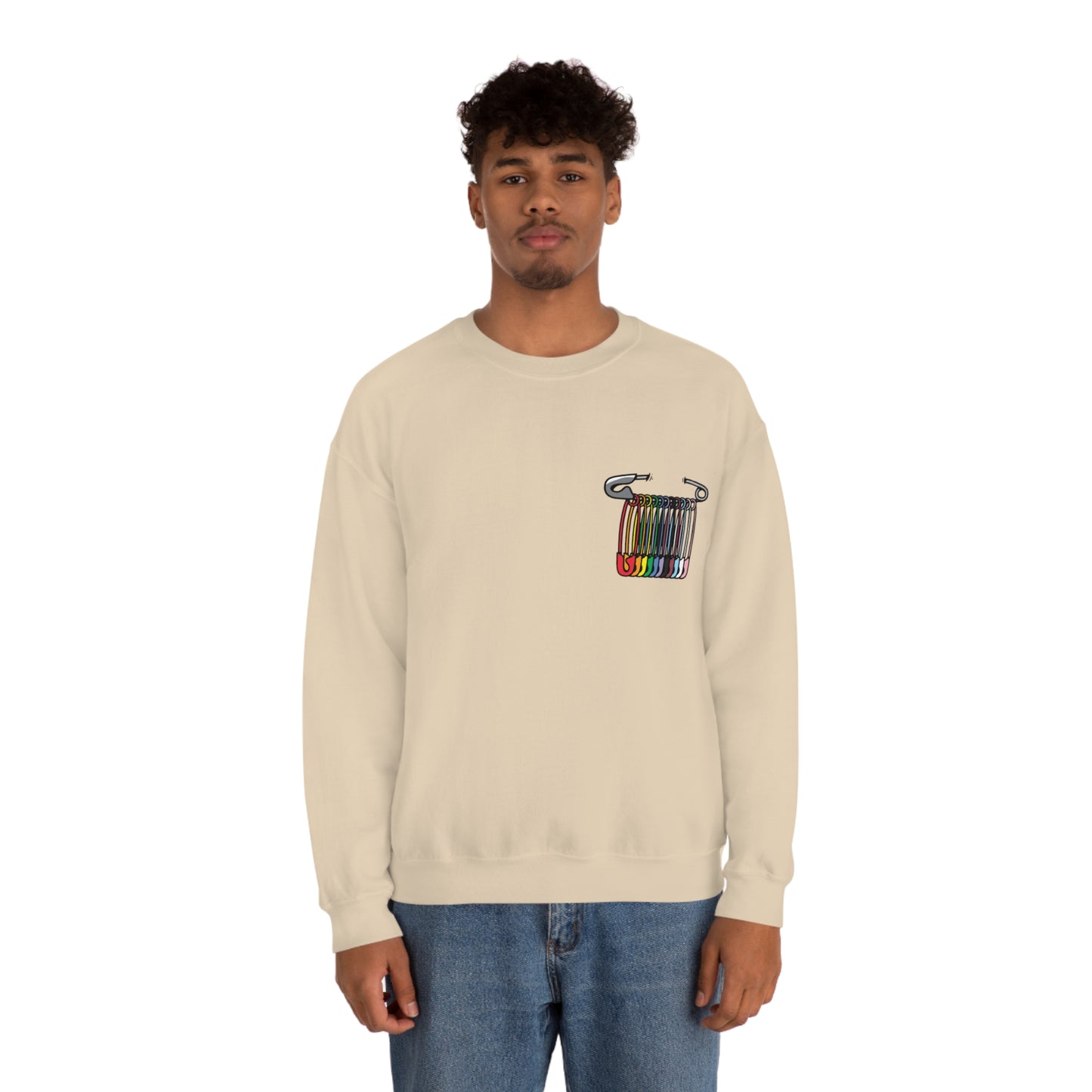 SAFEty Pin Crewneck Sweatshirt