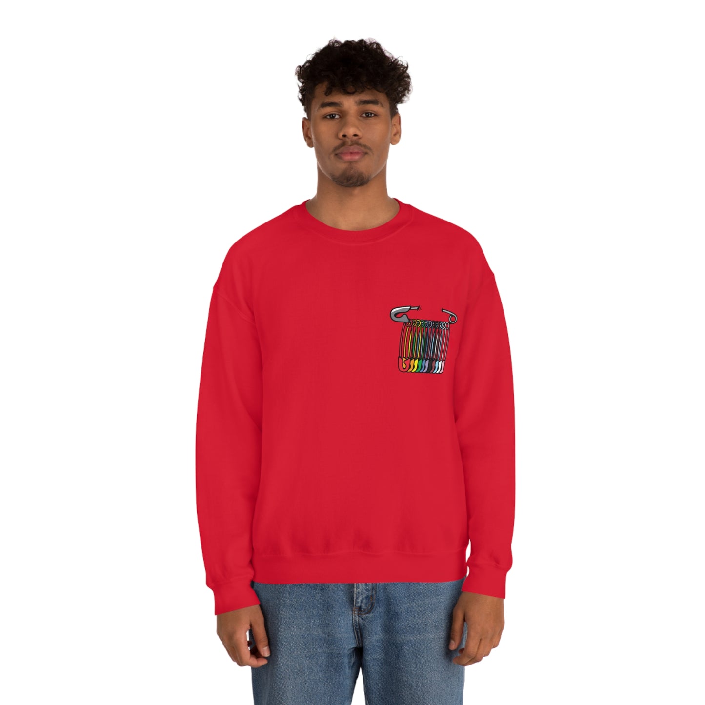 SAFEty Pin Crewneck Sweatshirt