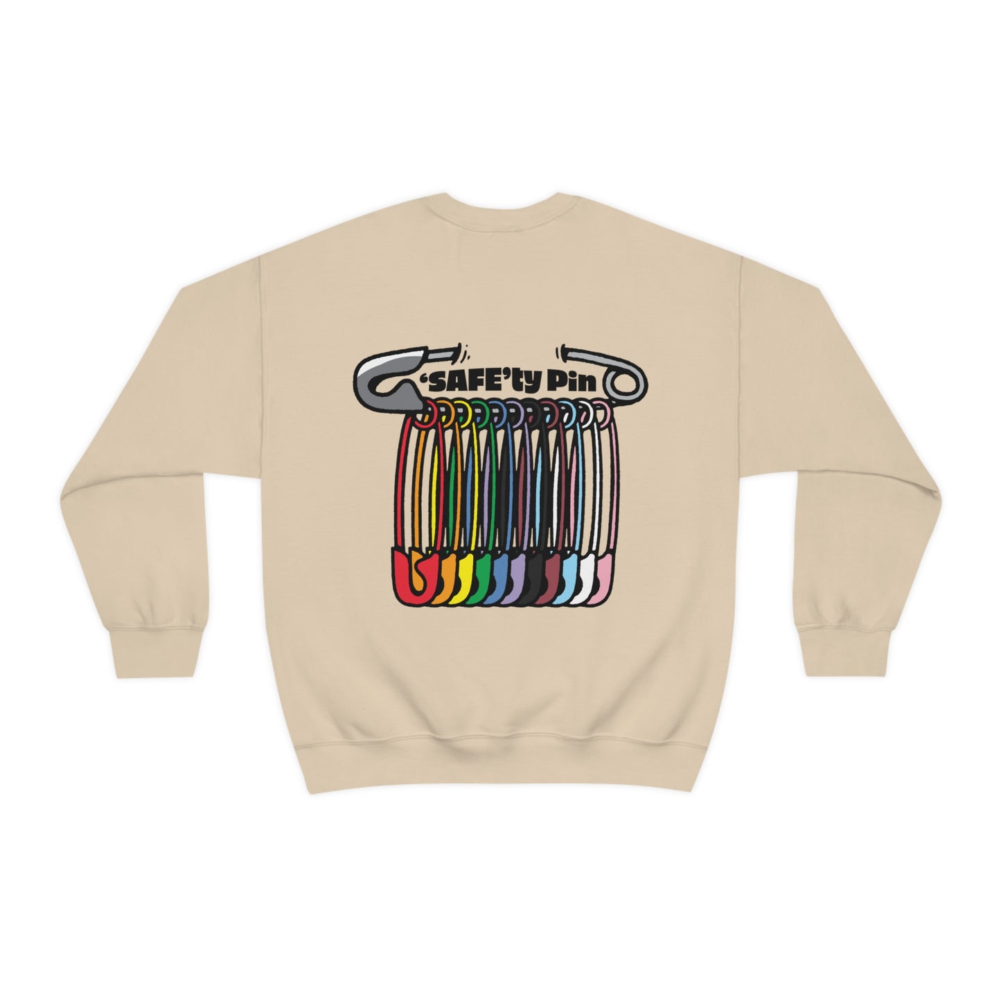 SAFEty Pin Crewneck Sweatshirt
