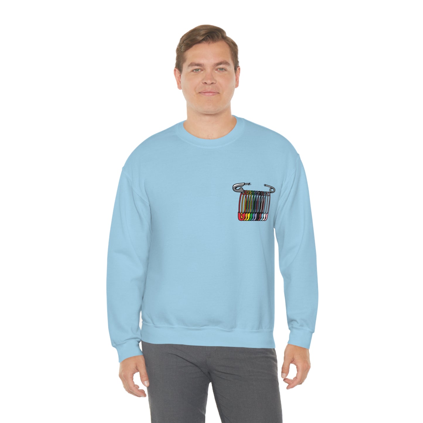 SAFEty Pin Crewneck Sweatshirt