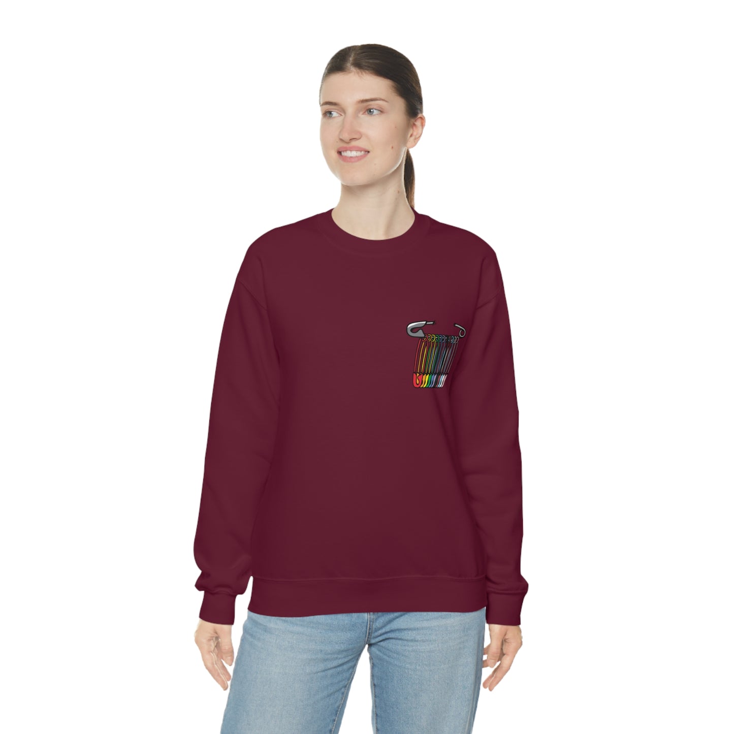 SAFEty Pin Crewneck Sweatshirt