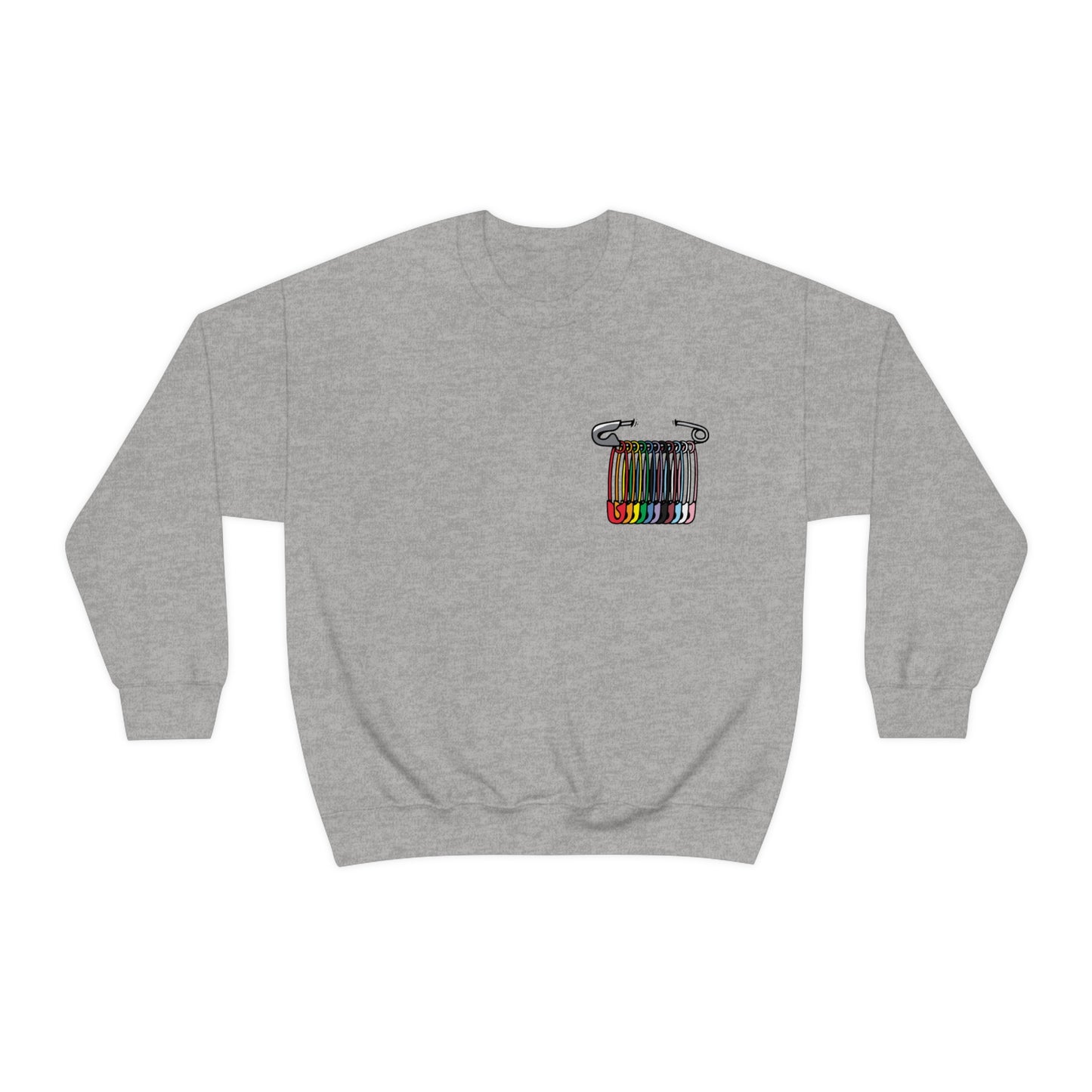 SAFEty Pin Crewneck Sweatshirt