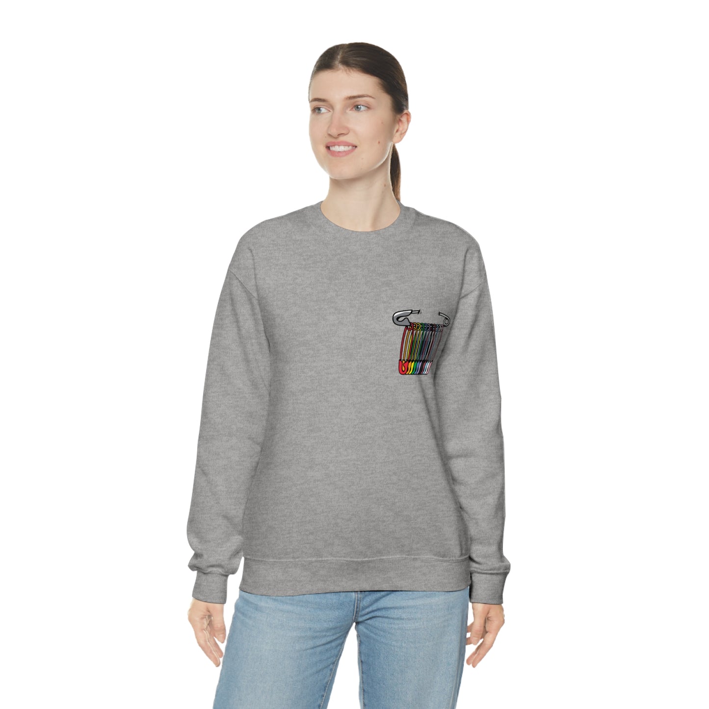 SAFEty Pin Crewneck Sweatshirt
