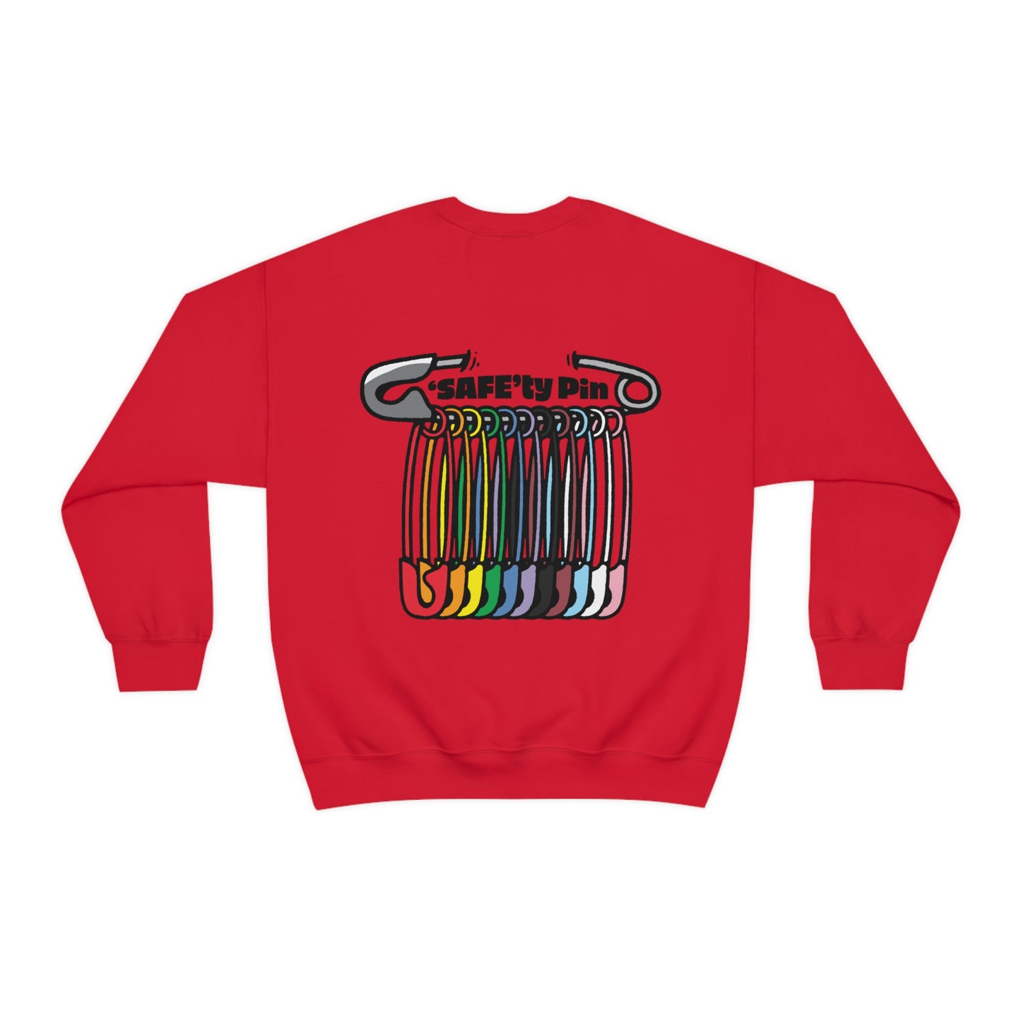 SAFEty Pin Crewneck Sweatshirt