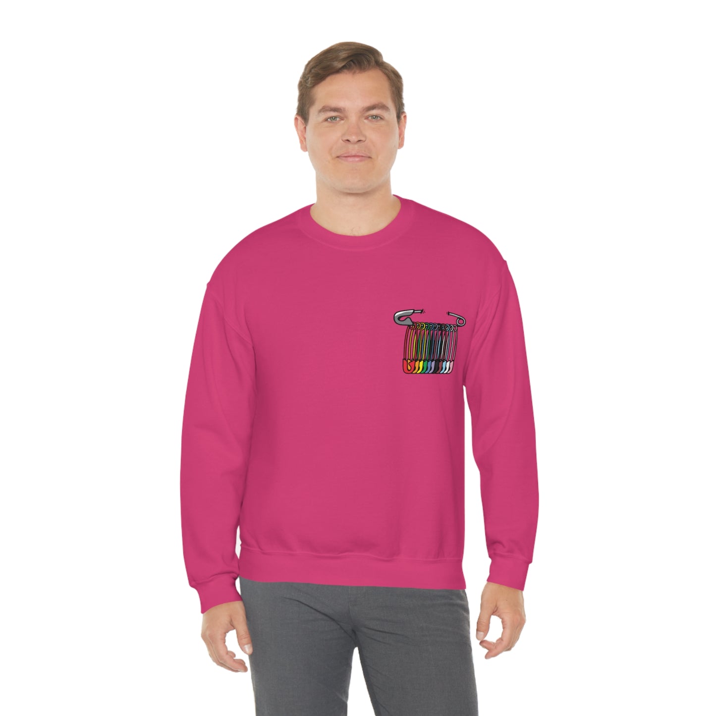 SAFEty Pin Crewneck Sweatshirt
