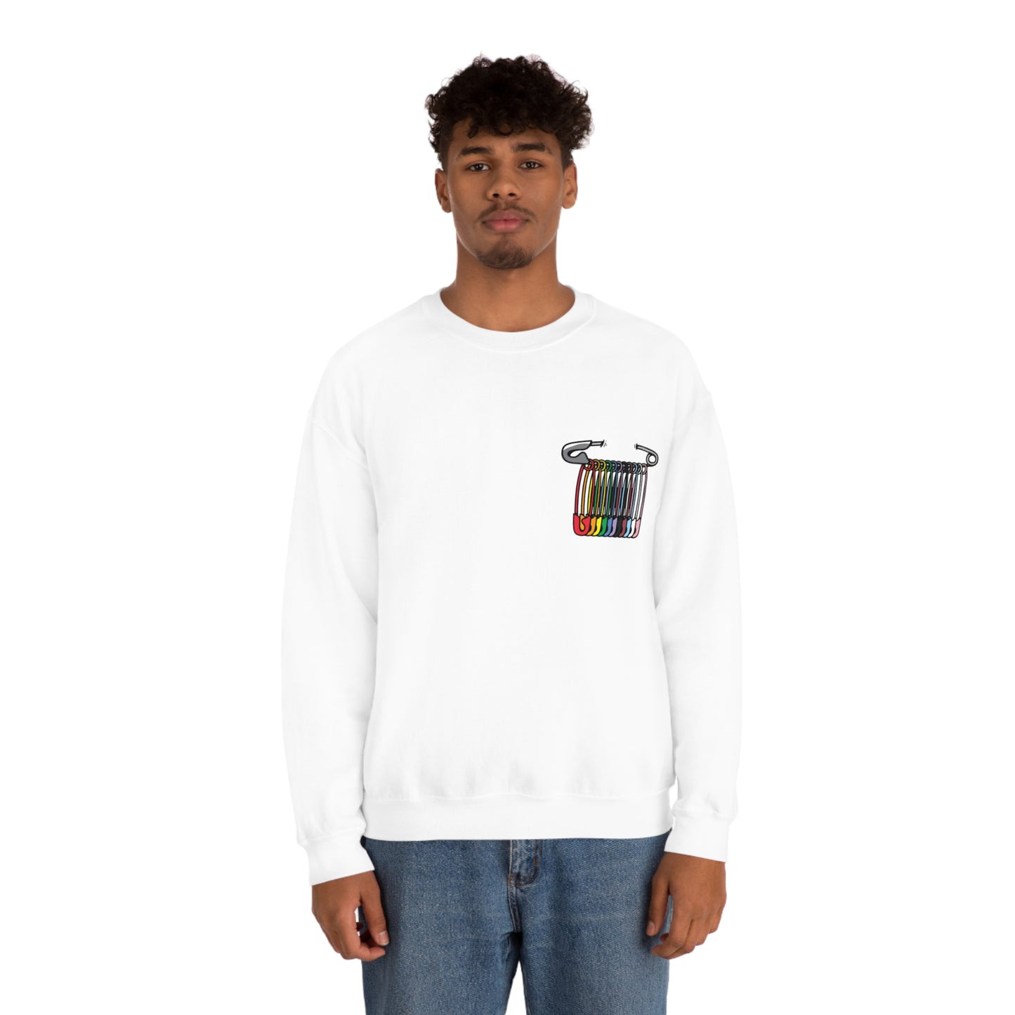SAFEty Pin Crewneck Sweatshirt