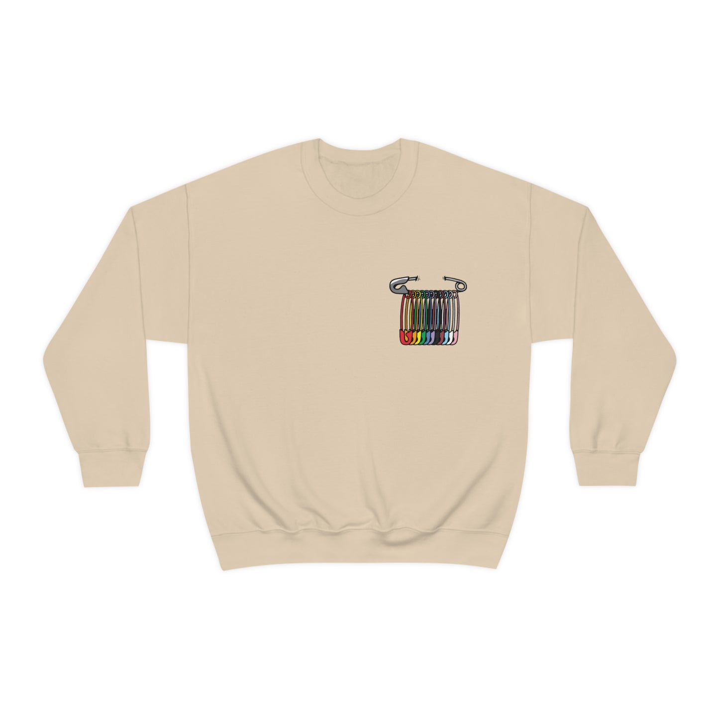 SAFEty Pin Crewneck Sweatshirt