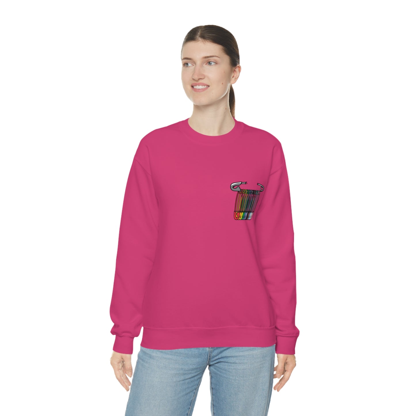 SAFEty Pin Crewneck Sweatshirt