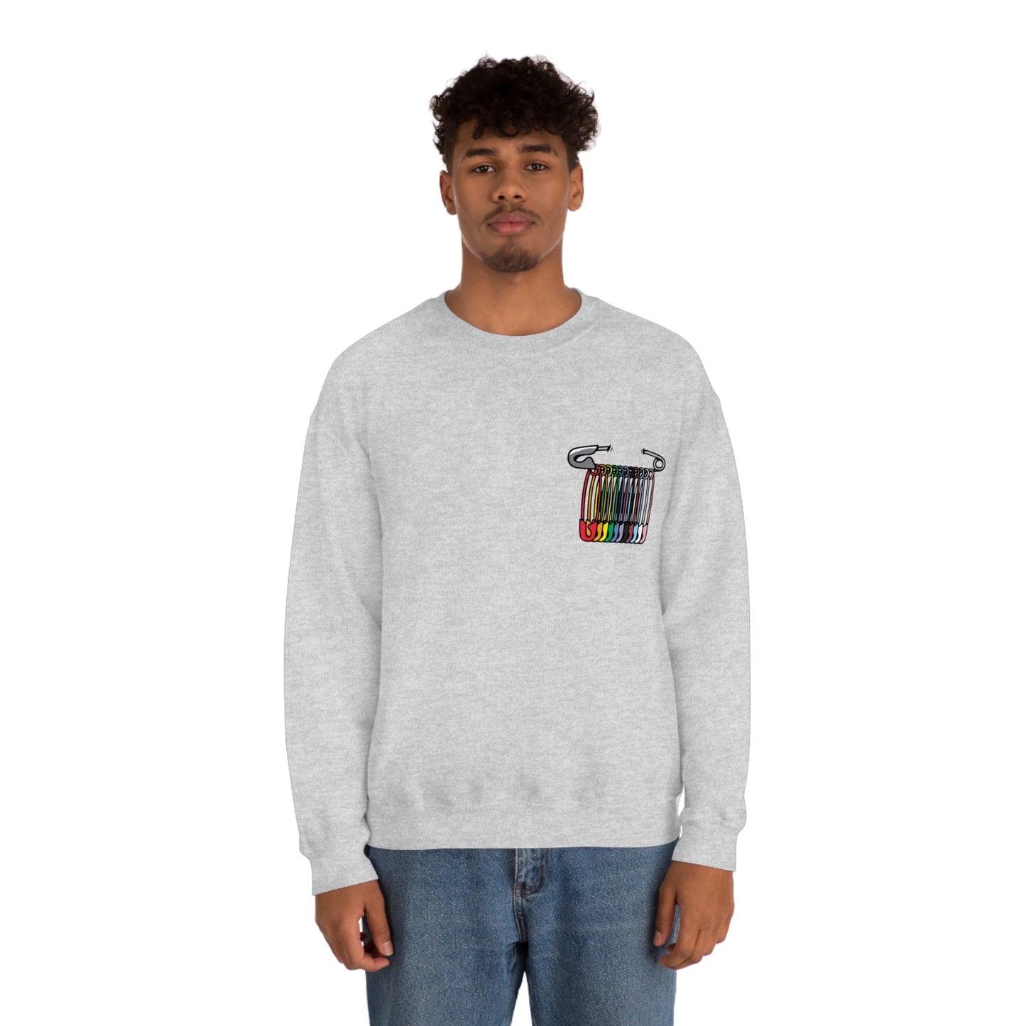 SAFEty Pin Crewneck Sweatshirt