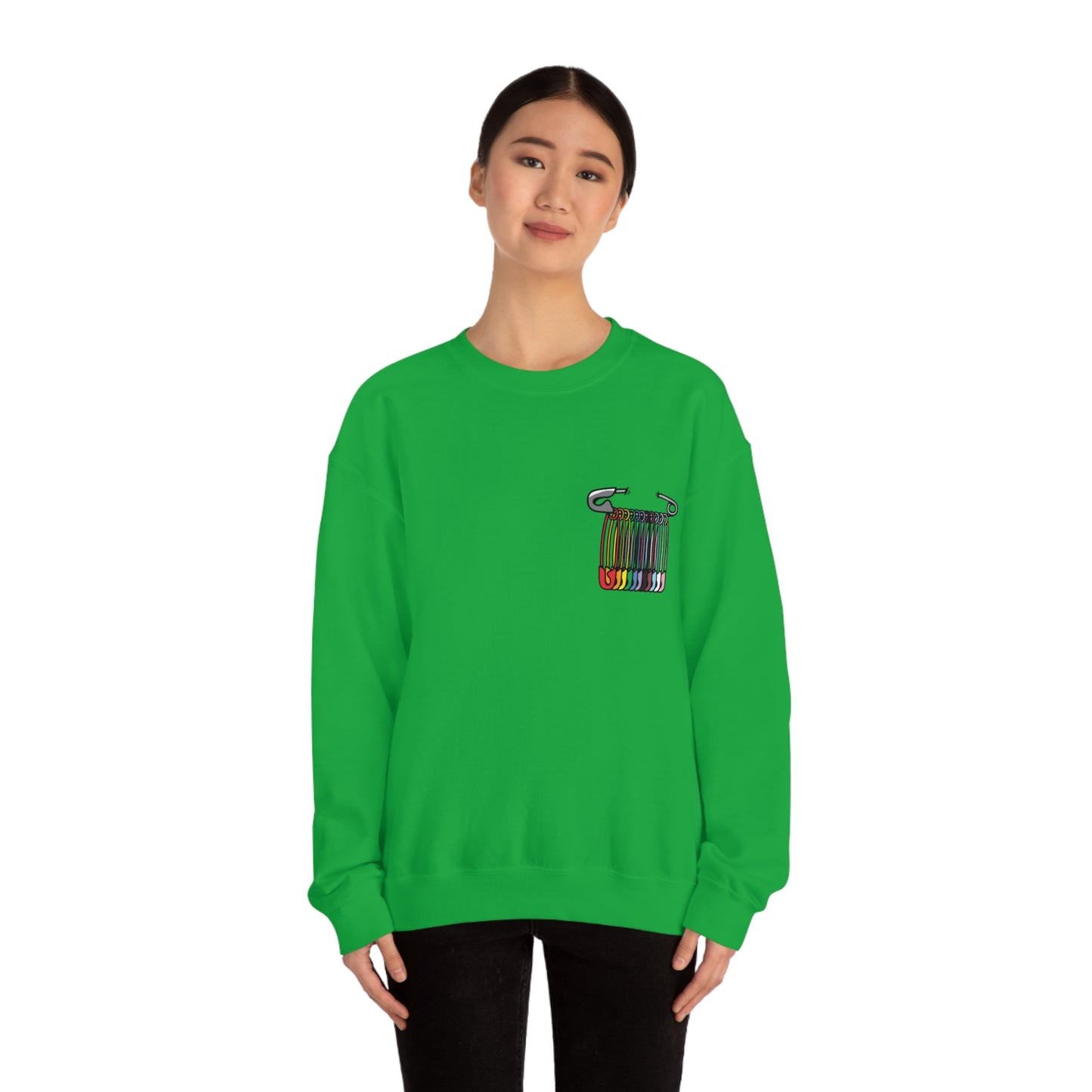 SAFEty Pin Crewneck Sweatshirt