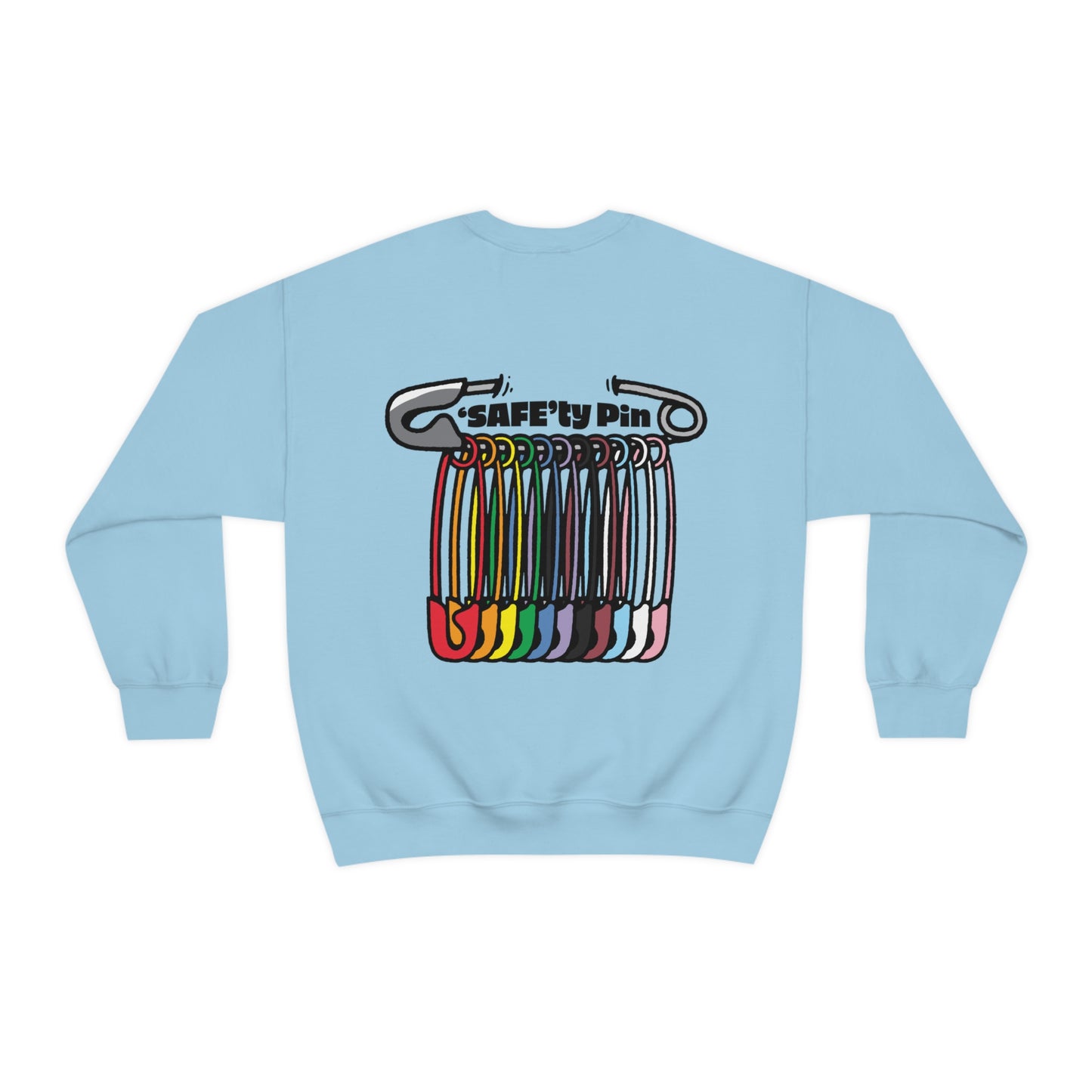 SAFEty Pin Crewneck Sweatshirt