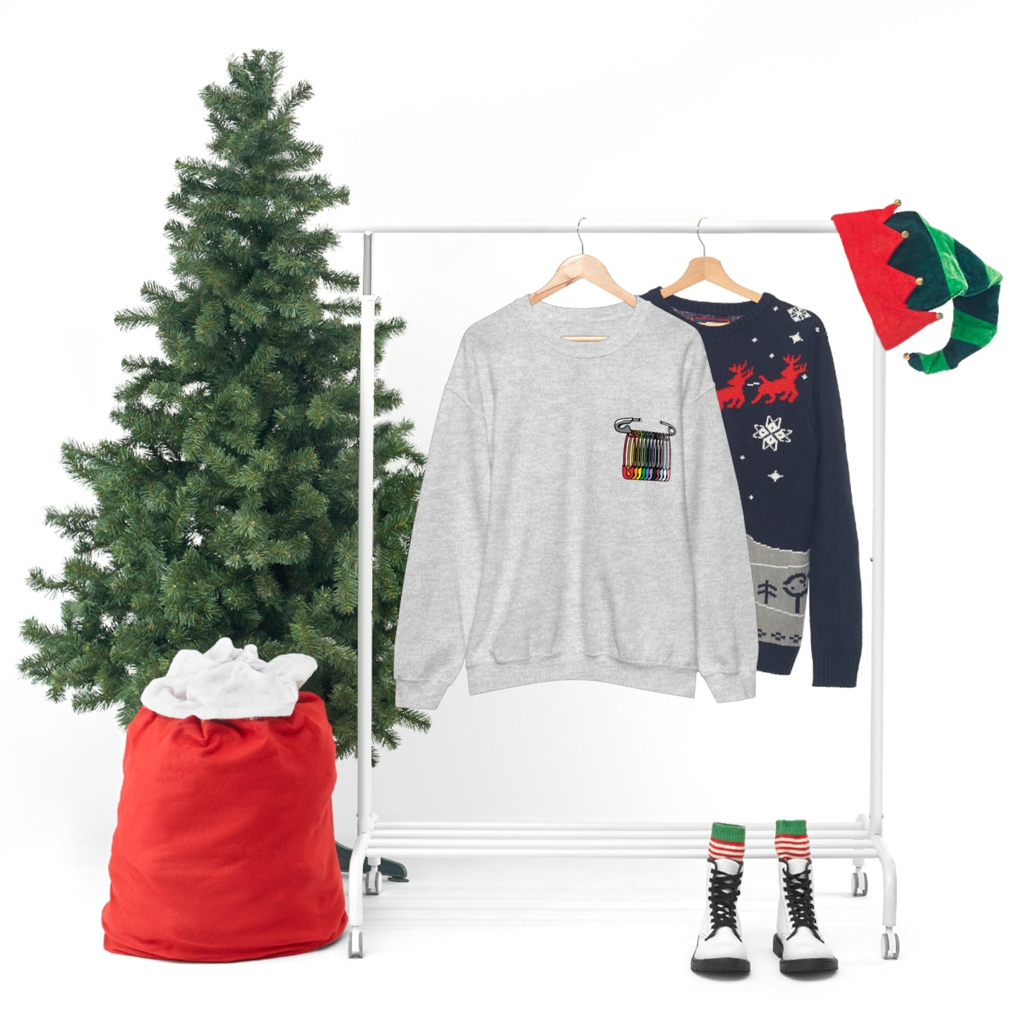SAFEty Pin Crewneck Sweatshirt