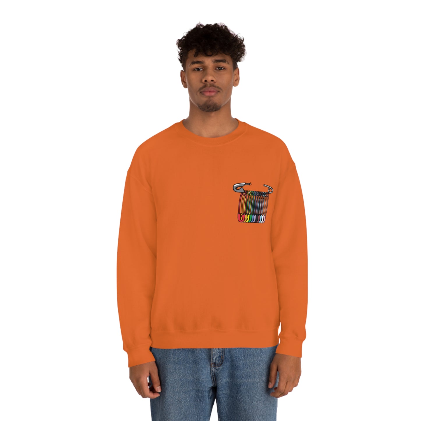 SAFEty Pin Crewneck Sweatshirt