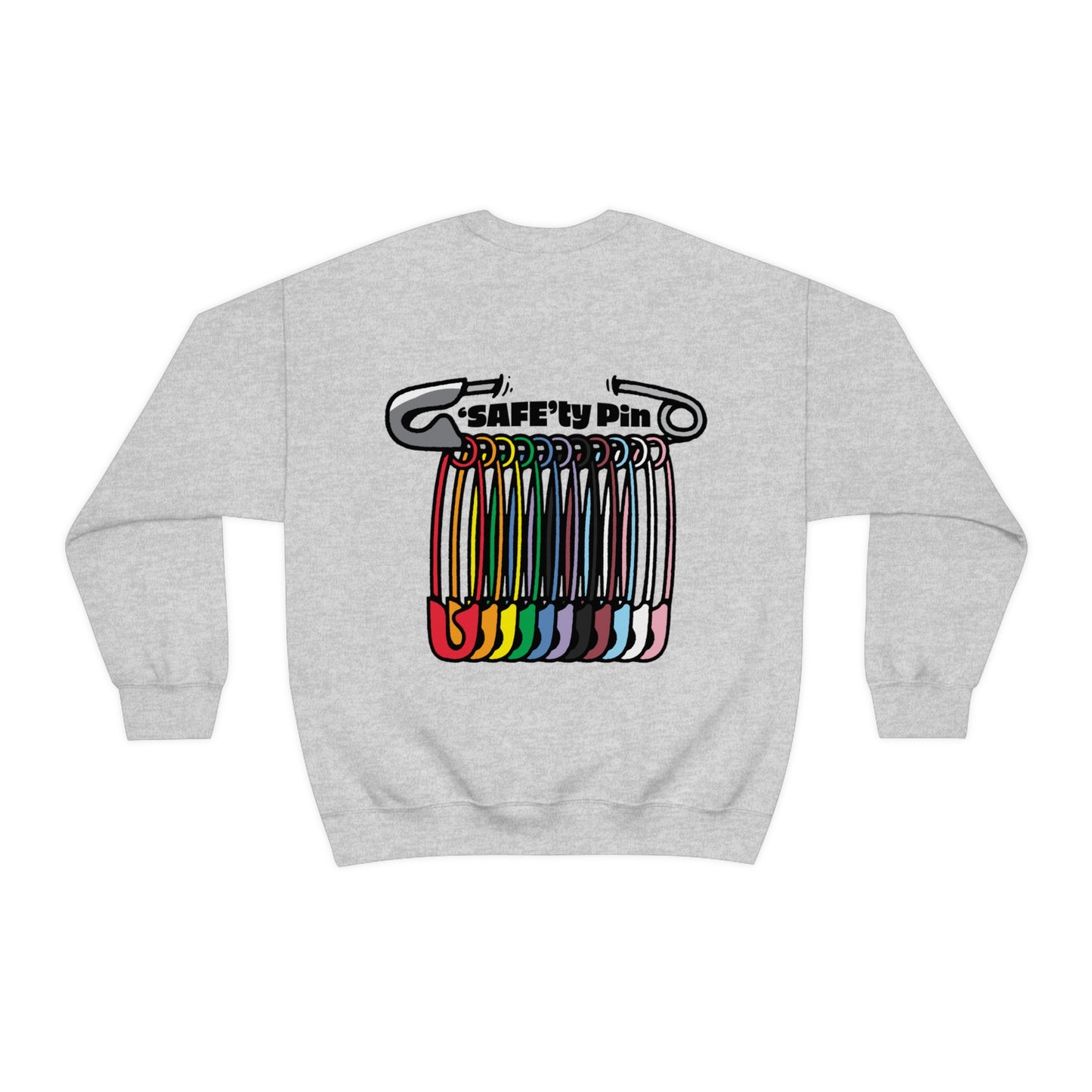 SAFEty Pin Crewneck Sweatshirt