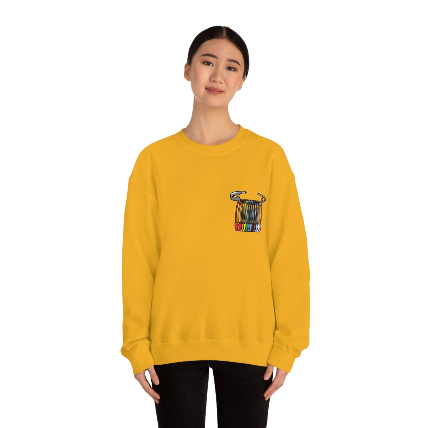 SAFEty Pin Crewneck Sweatshirt