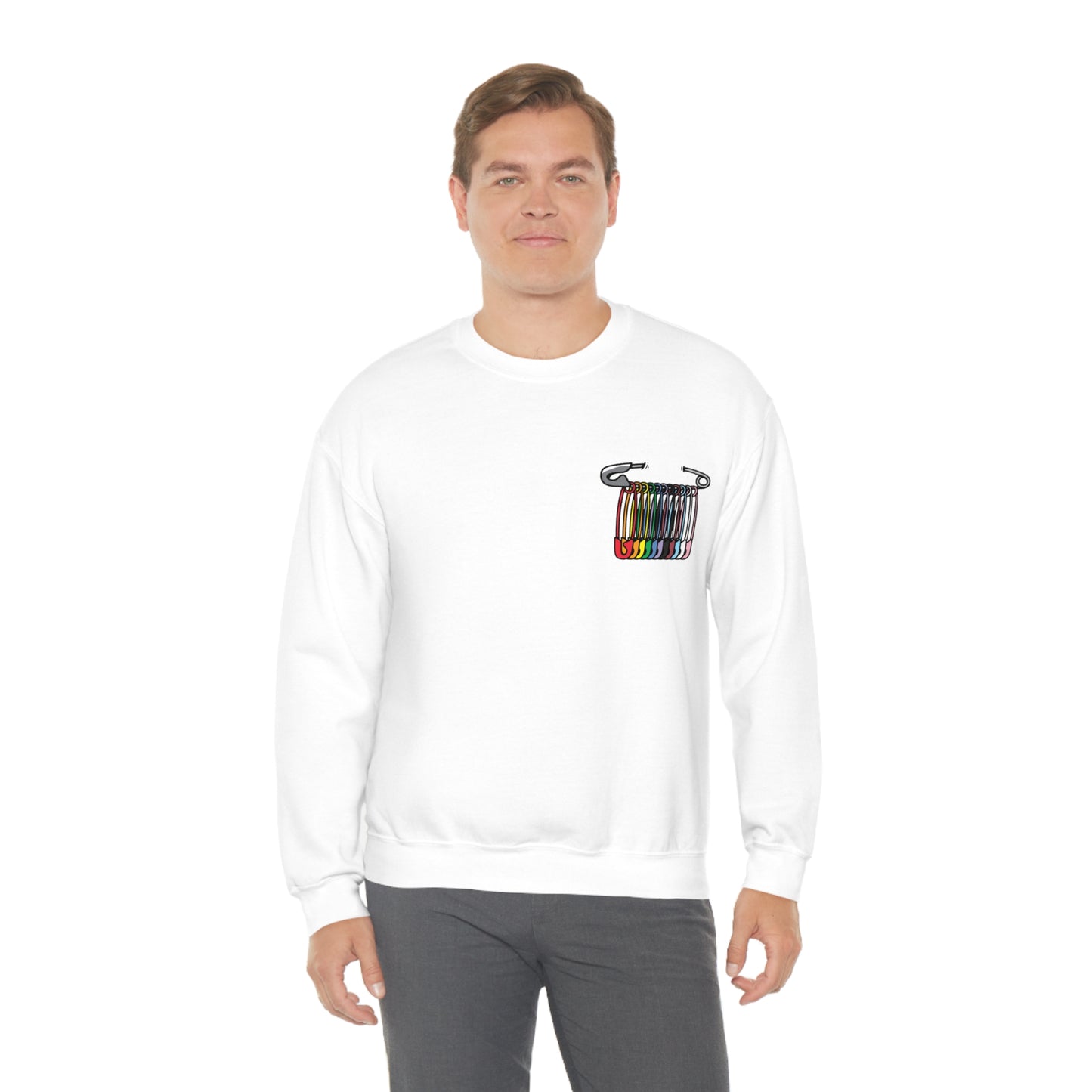 SAFEty Pin Crewneck Sweatshirt