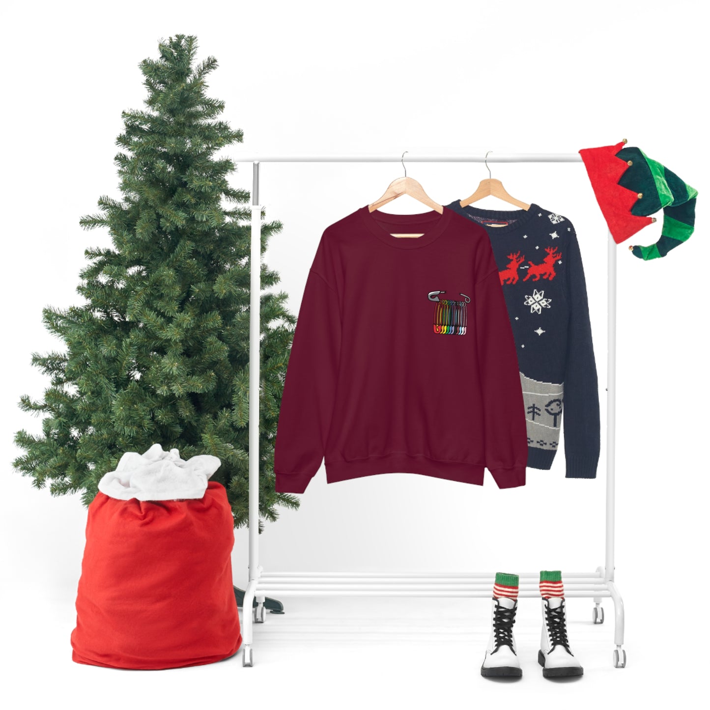SAFEty Pin Crewneck Sweatshirt
