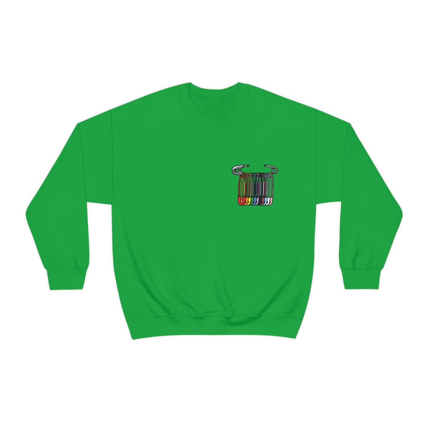 SAFEty Pin Crewneck Sweatshirt