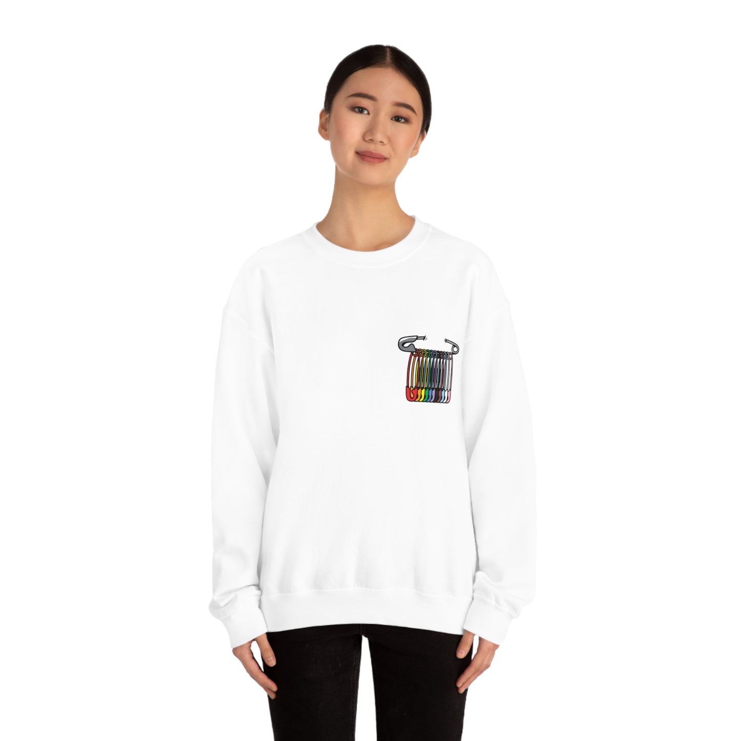 SAFEty Pin Crewneck Sweatshirt