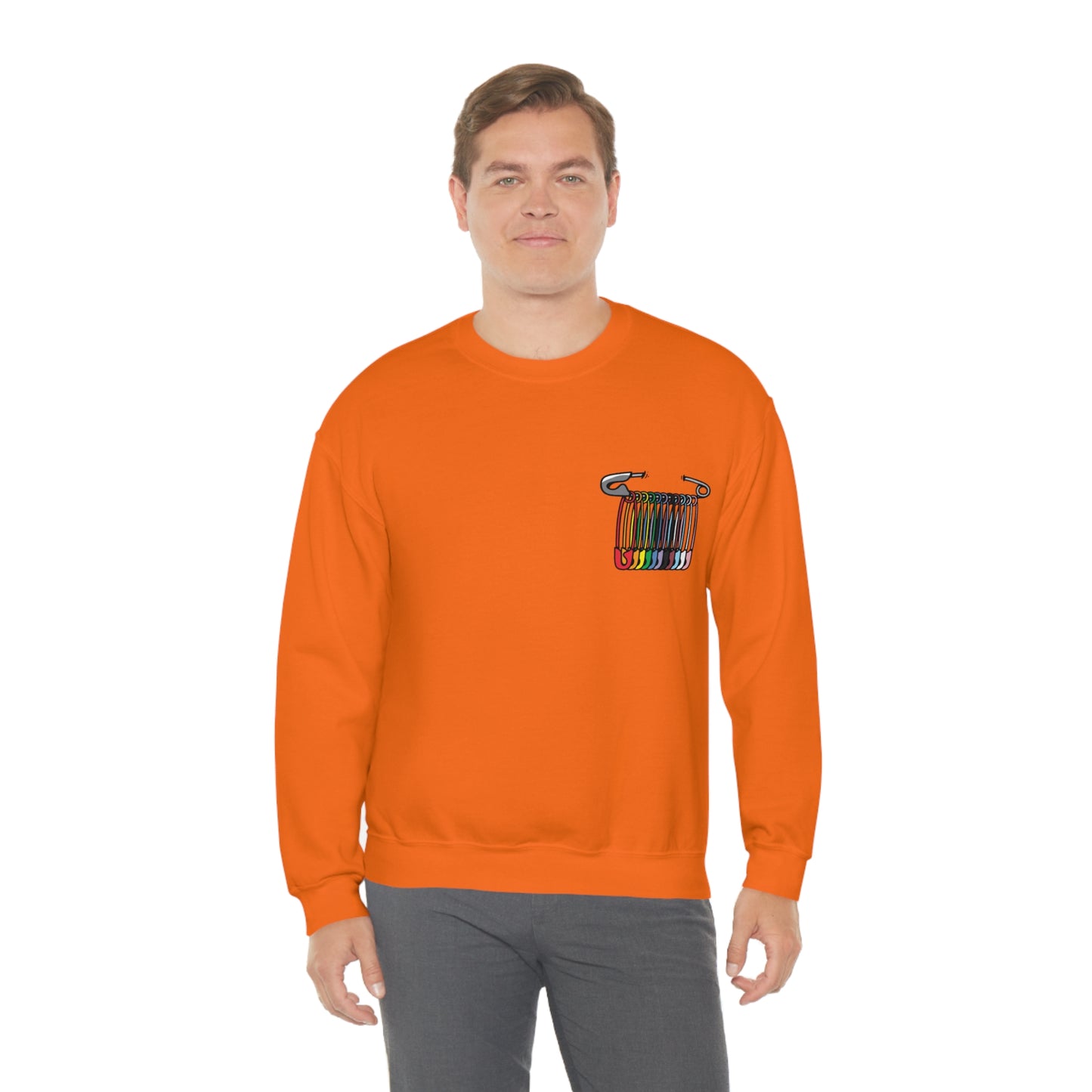 SAFEty Pin Crewneck Sweatshirt