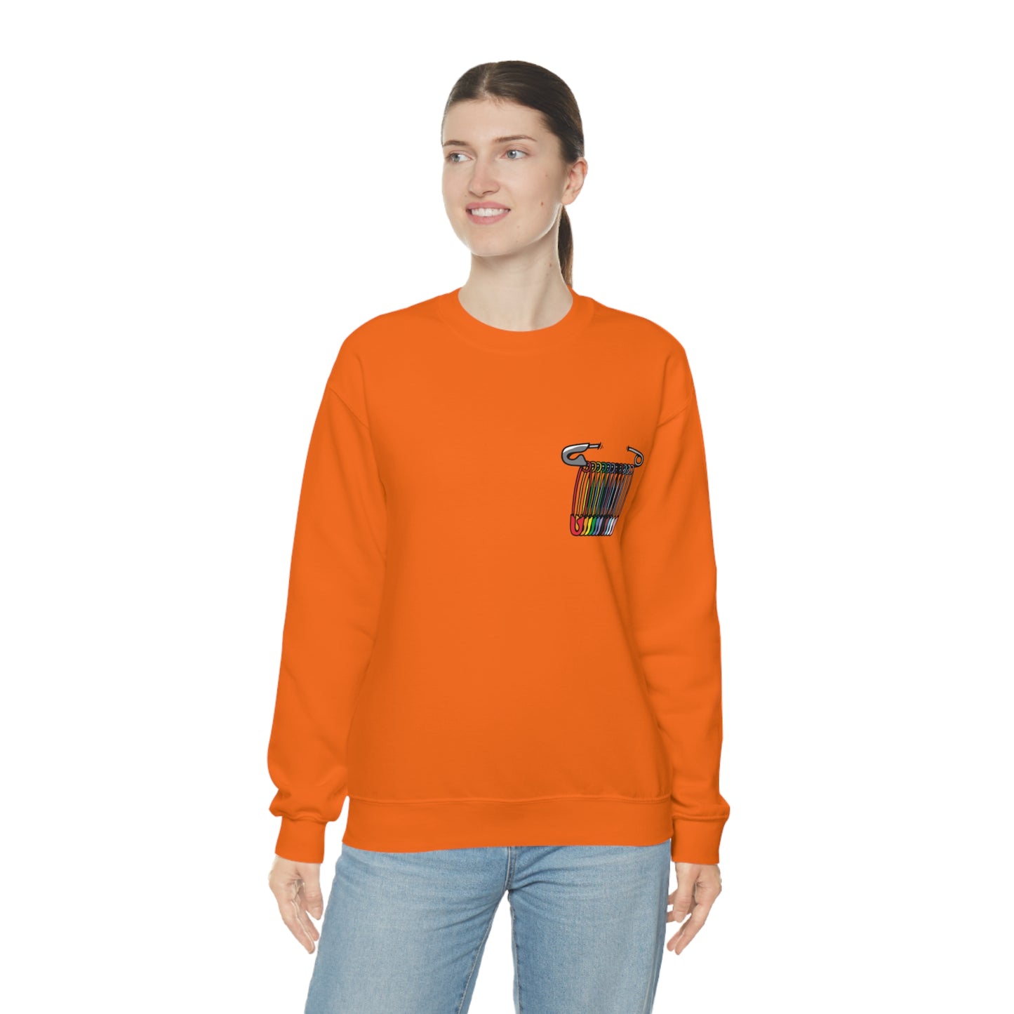SAFEty Pin Crewneck Sweatshirt