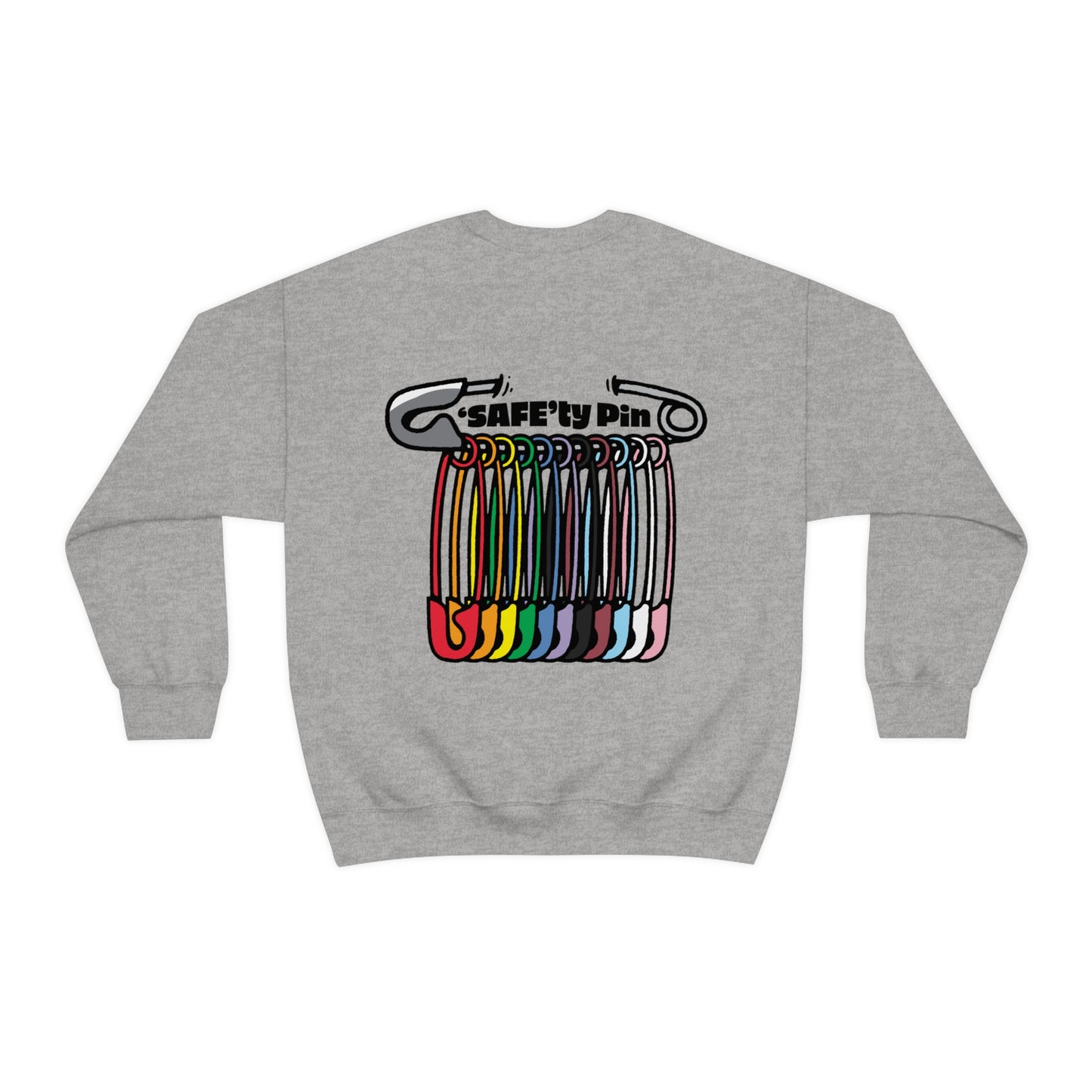 SAFEty Pin Crewneck Sweatshirt