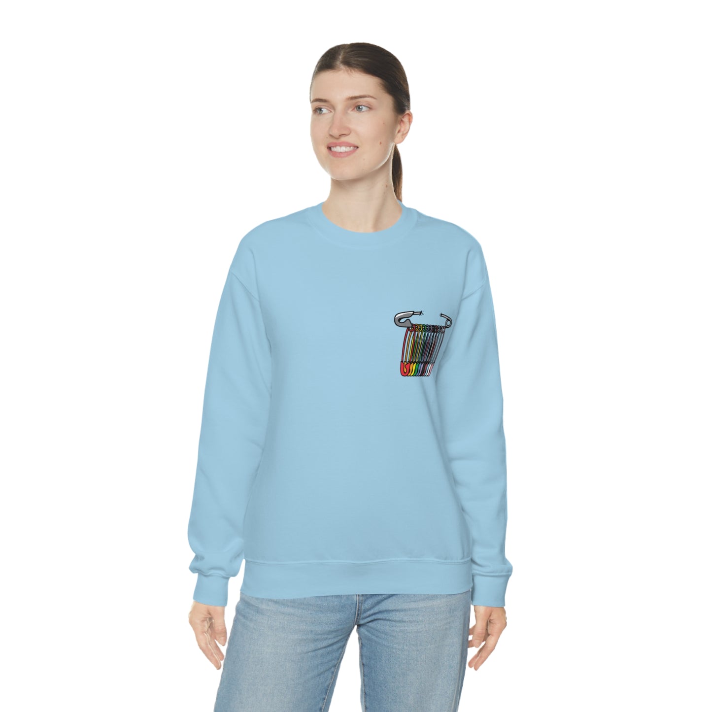 SAFEty Pin Crewneck Sweatshirt