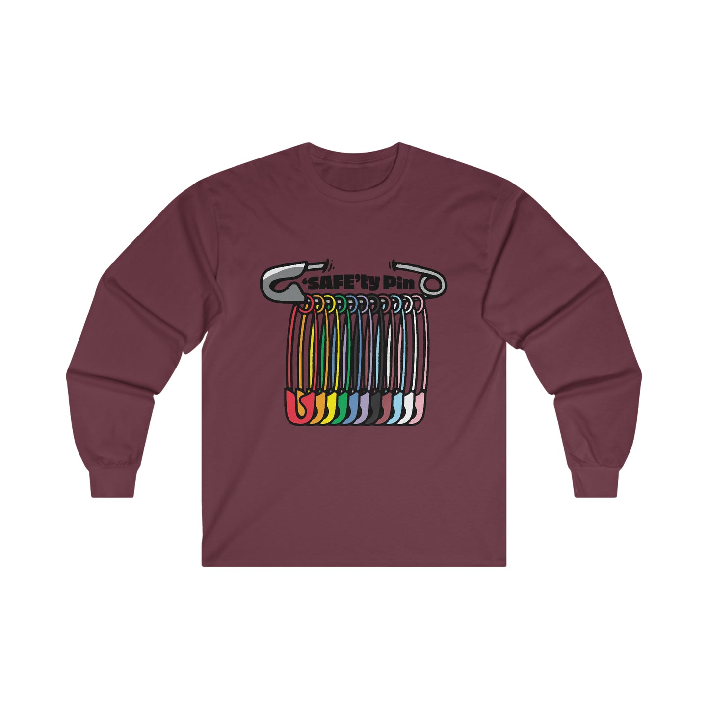 SAFEty Pin Long Sleeve Tee