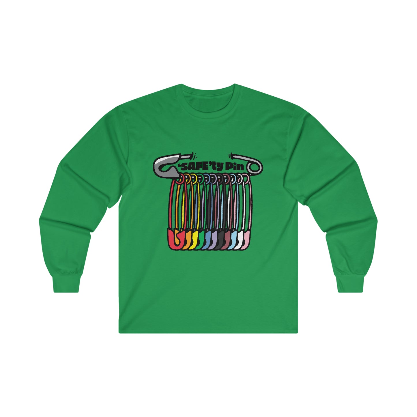 SAFEty Pin Long Sleeve Tee