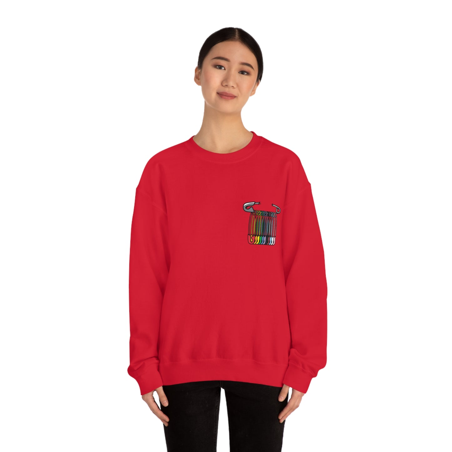 SAFEty Pin Crewneck Sweatshirt