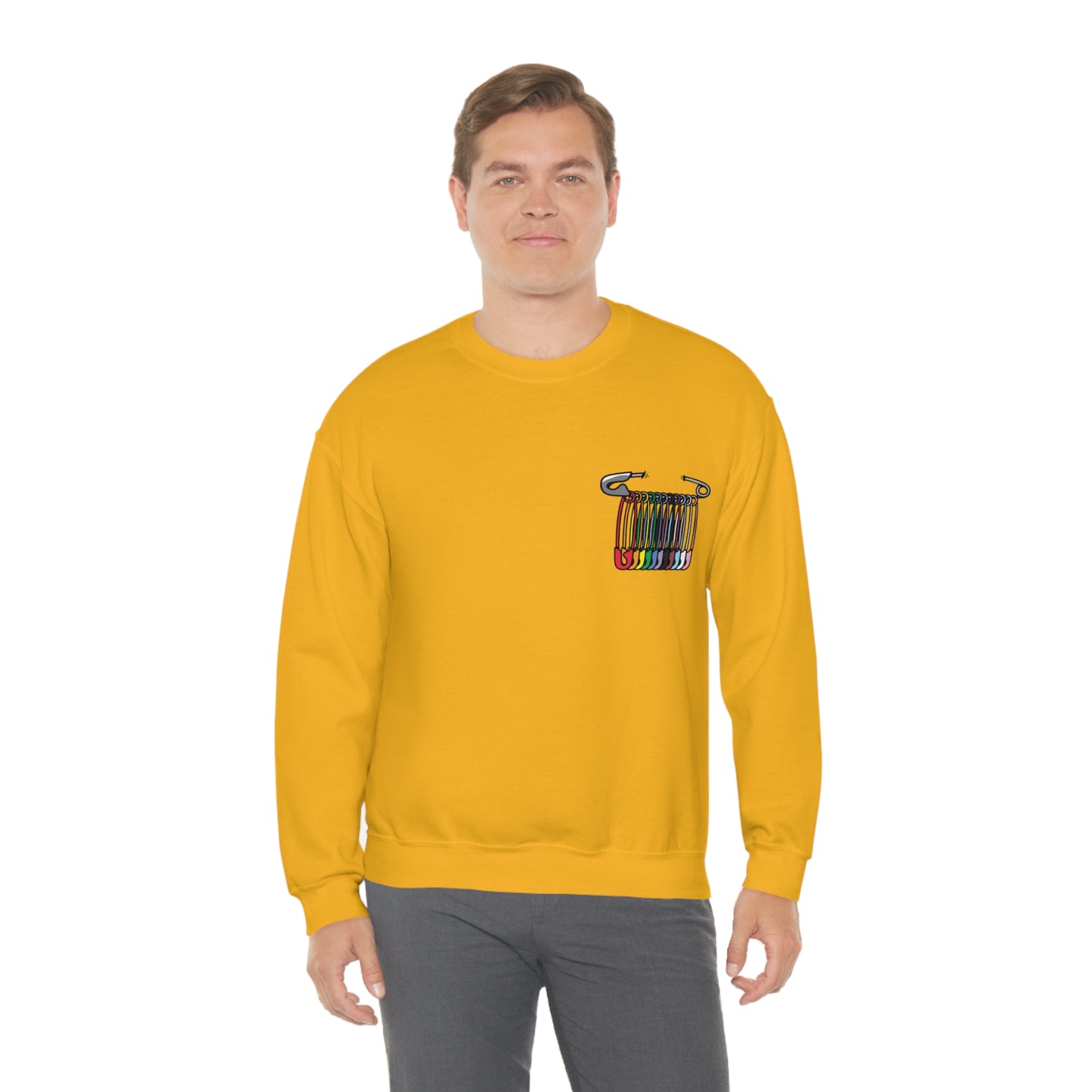 SAFEty Pin Crewneck Sweatshirt