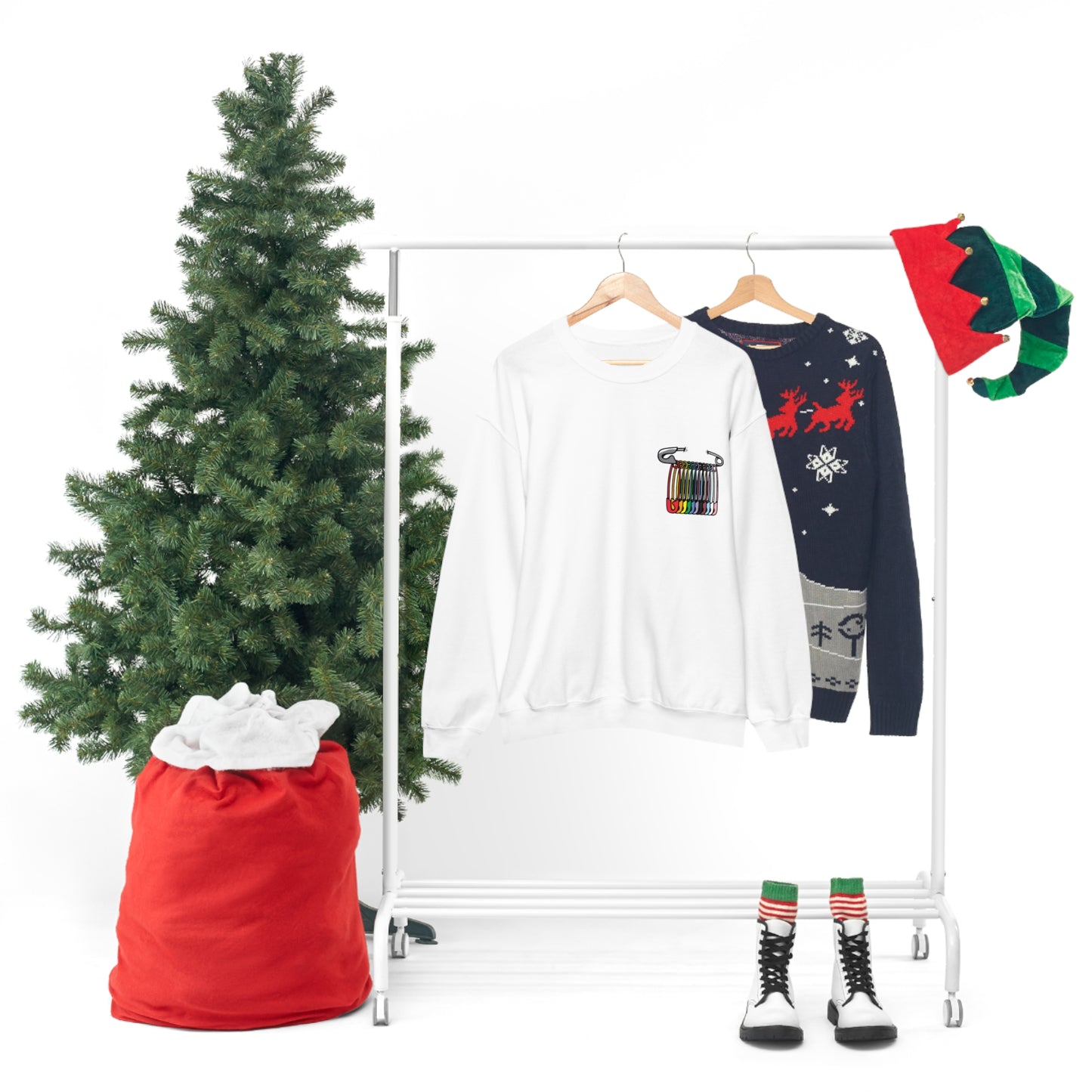 SAFEty Pin Crewneck Sweatshirt