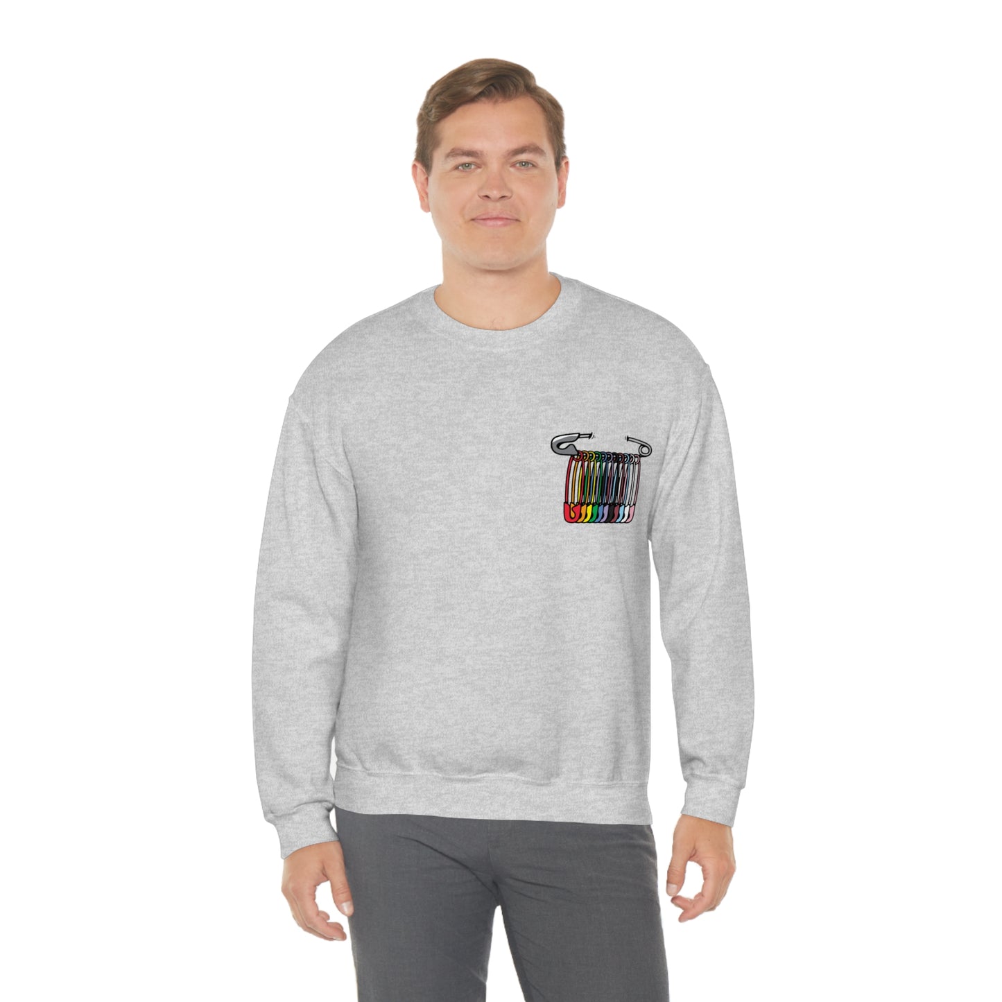 SAFEty Pin Crewneck Sweatshirt