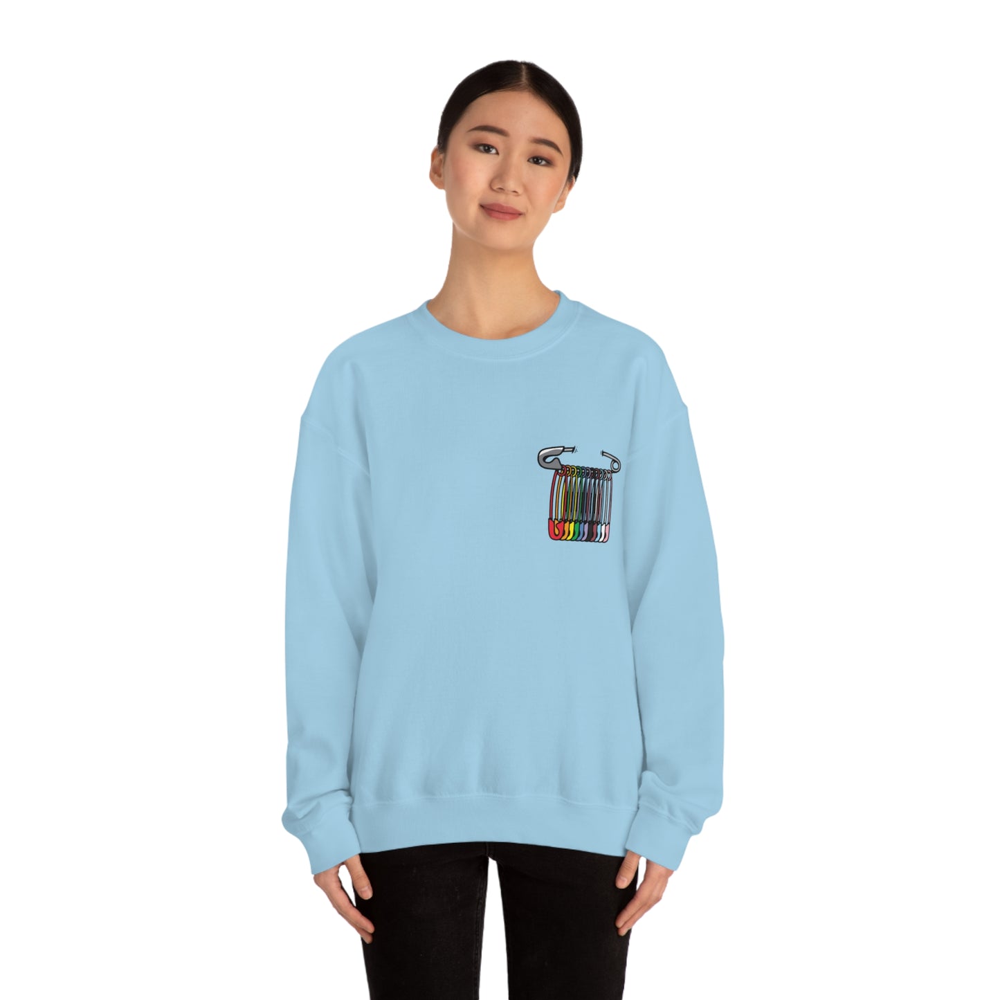 SAFEty Pin Crewneck Sweatshirt