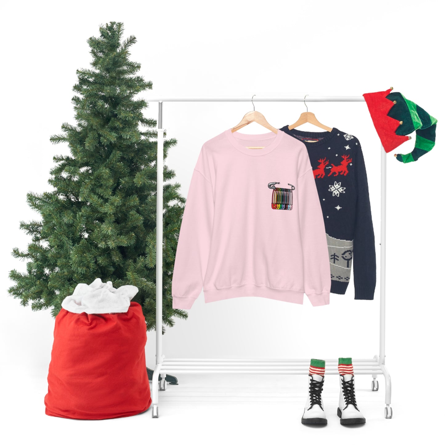 SAFEty Pin Crewneck Sweatshirt