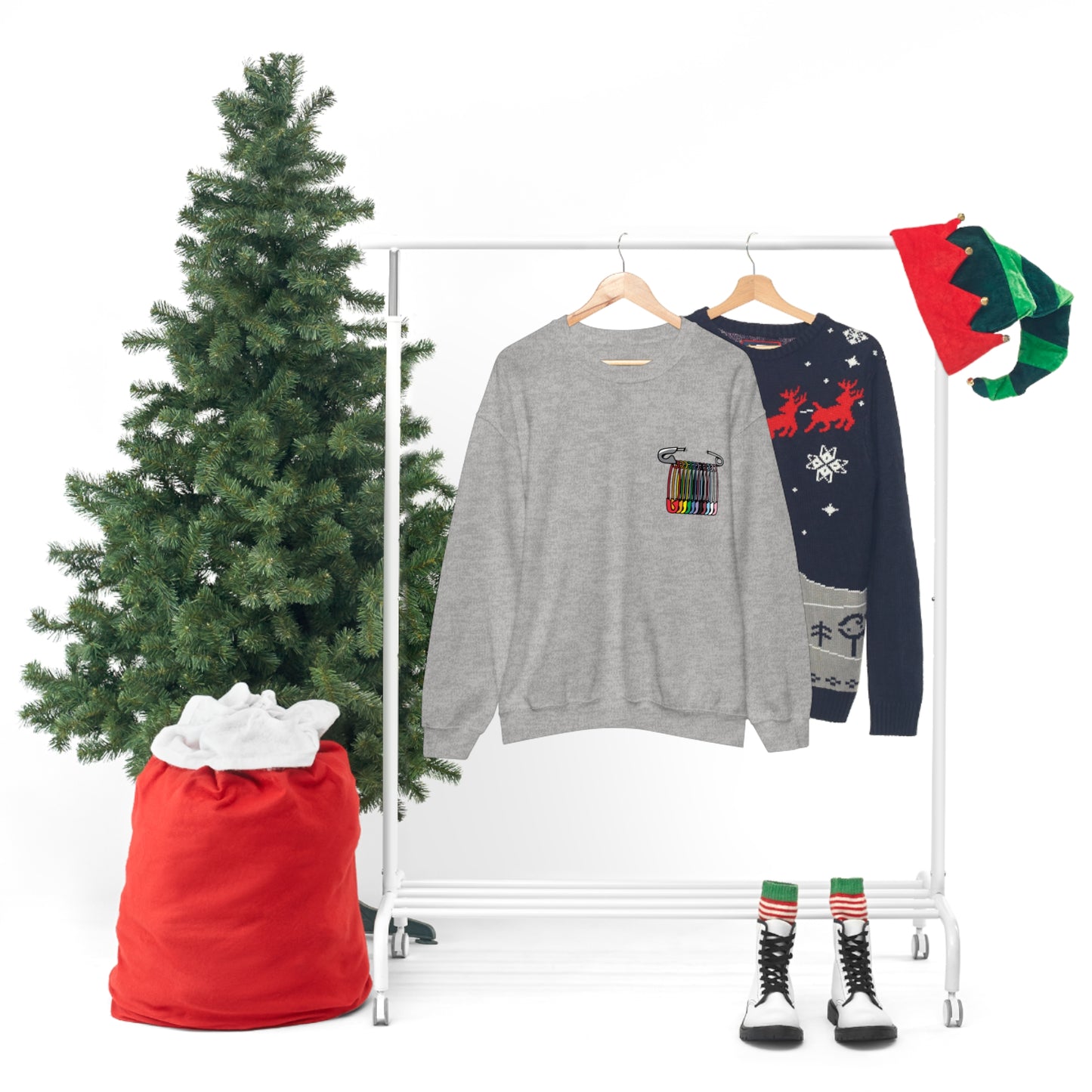 SAFEty Pin Crewneck Sweatshirt