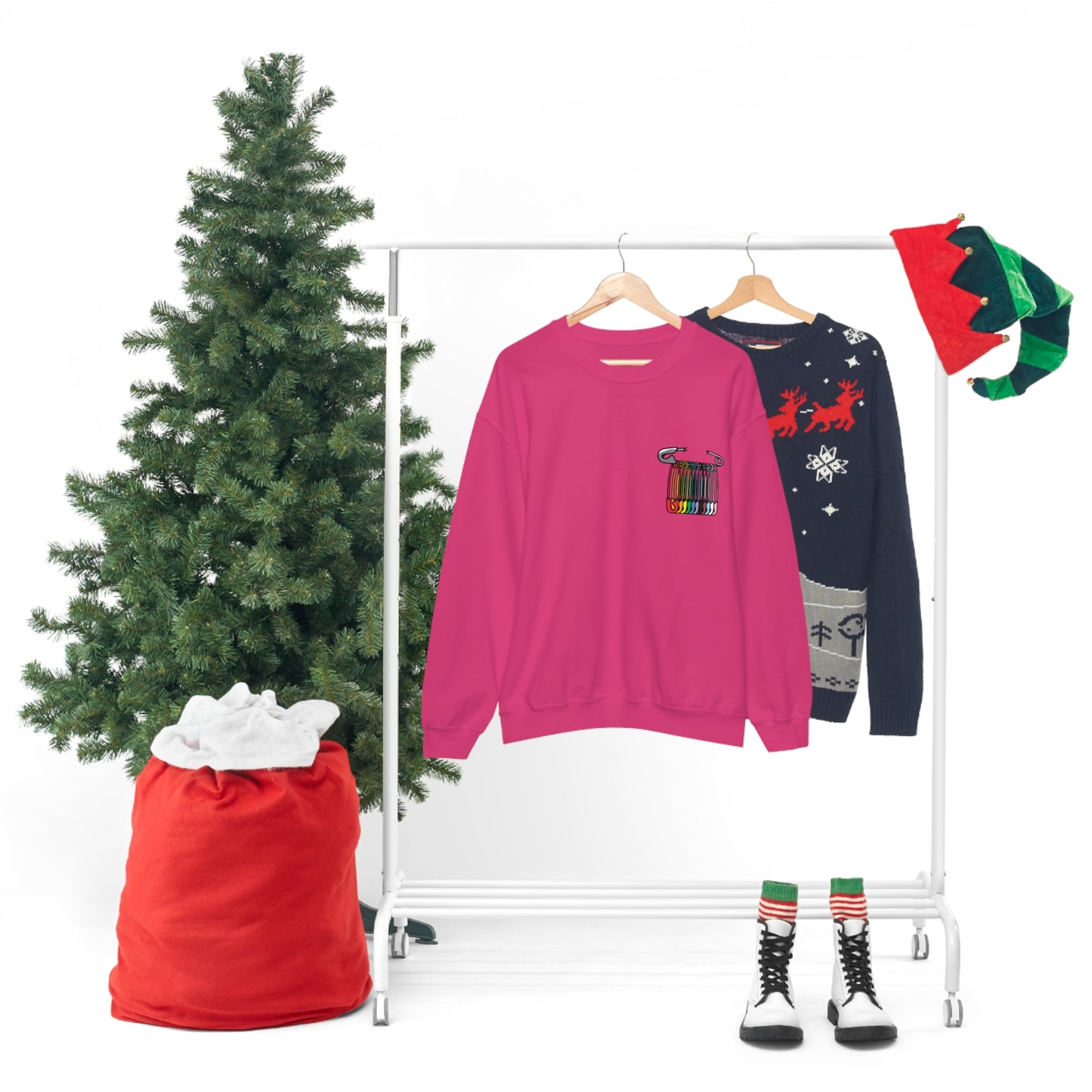 SAFEty Pin Crewneck Sweatshirt