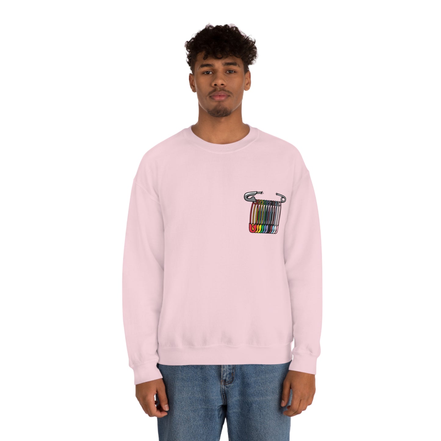 SAFEty Pin Crewneck Sweatshirt