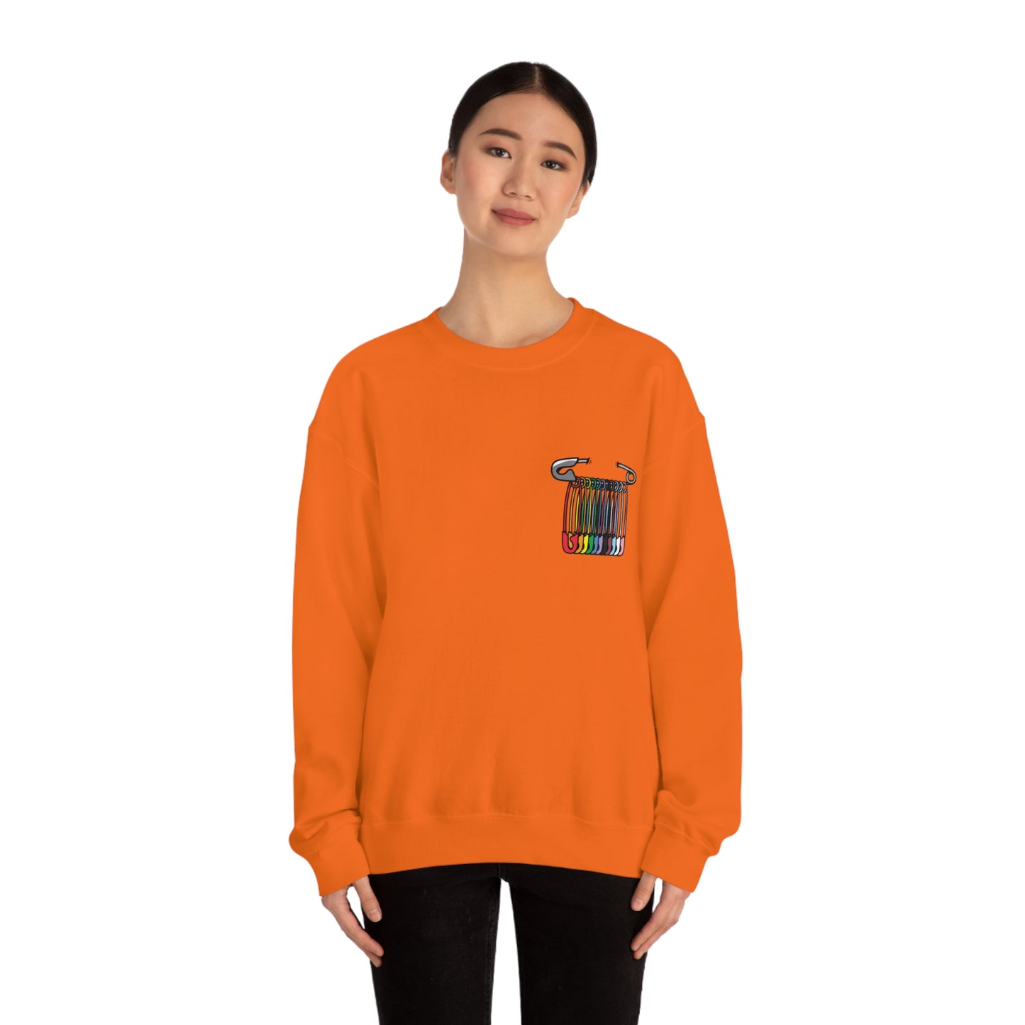 SAFEty Pin Crewneck Sweatshirt