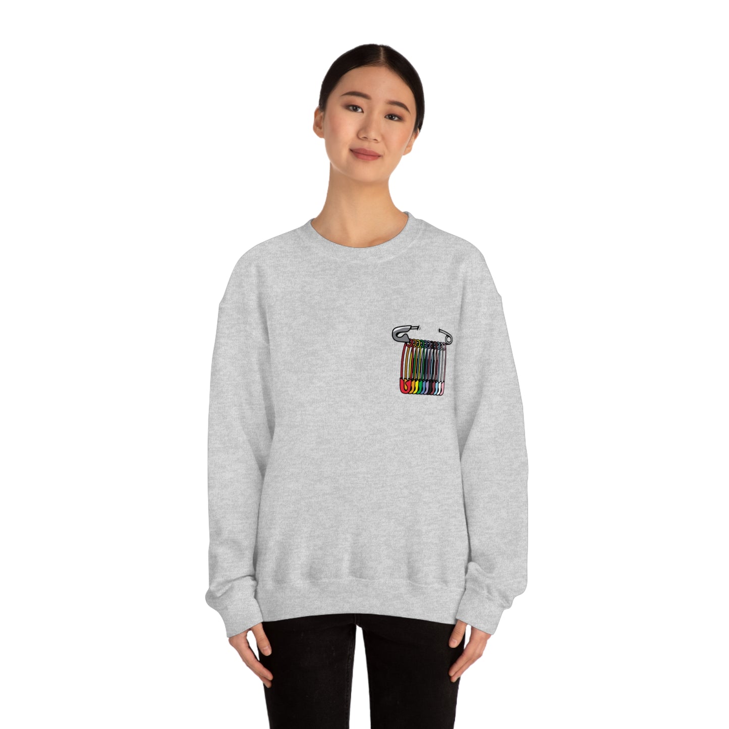 SAFEty Pin Crewneck Sweatshirt