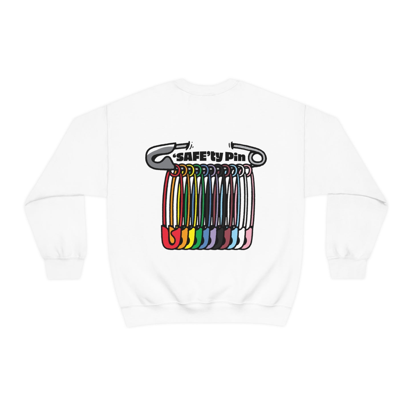 SAFEty Pin Crewneck Sweatshirt