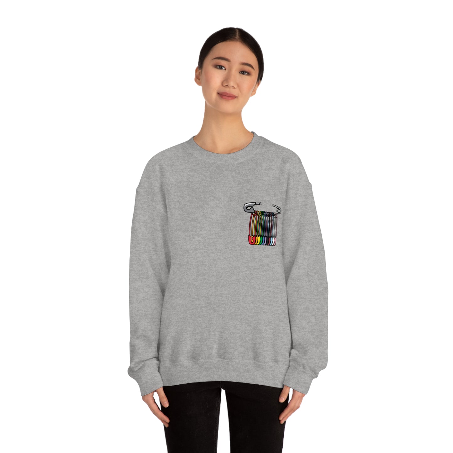 SAFEty Pin Crewneck Sweatshirt