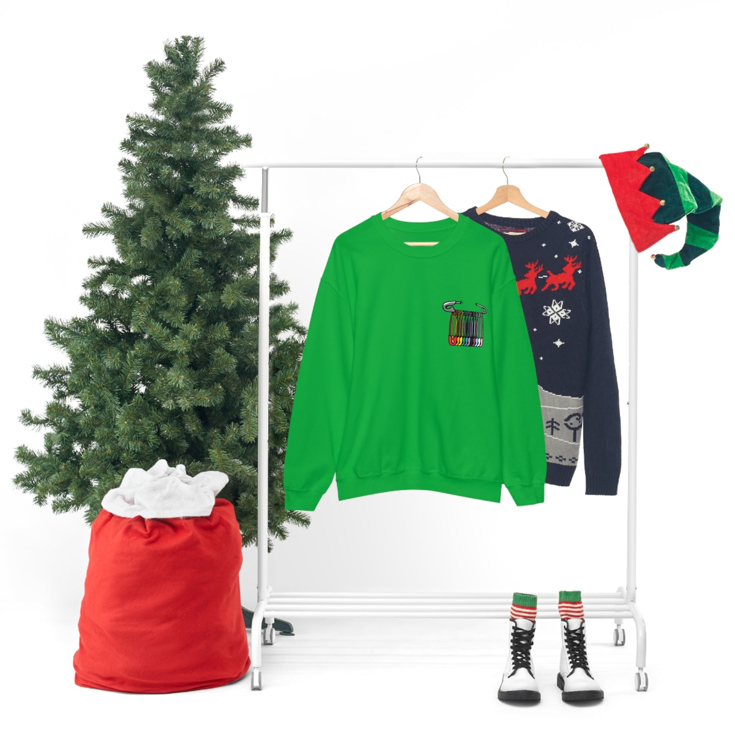 SAFEty Pin Crewneck Sweatshirt